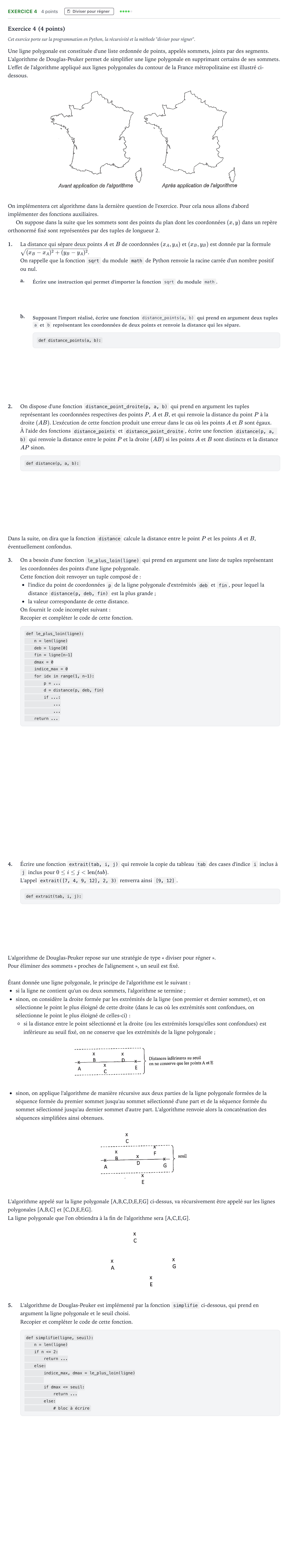Énoncé: Exercice 4 · Bac Numérique et Sciences Informatiques Amérique du Sud 2022 (jour 2)