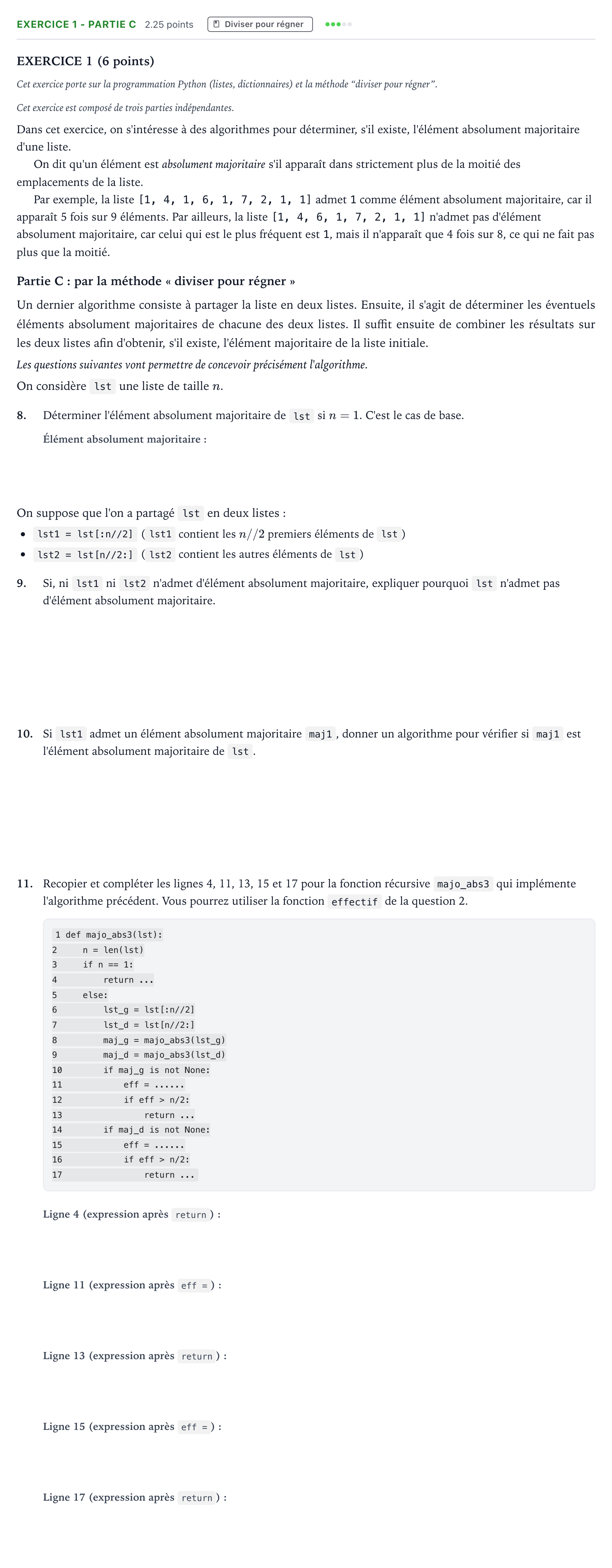 Énoncé: Exercice 1 - Partie C · Bac Numérique et Sciences Informatiques Asie 2024 (jour 2)