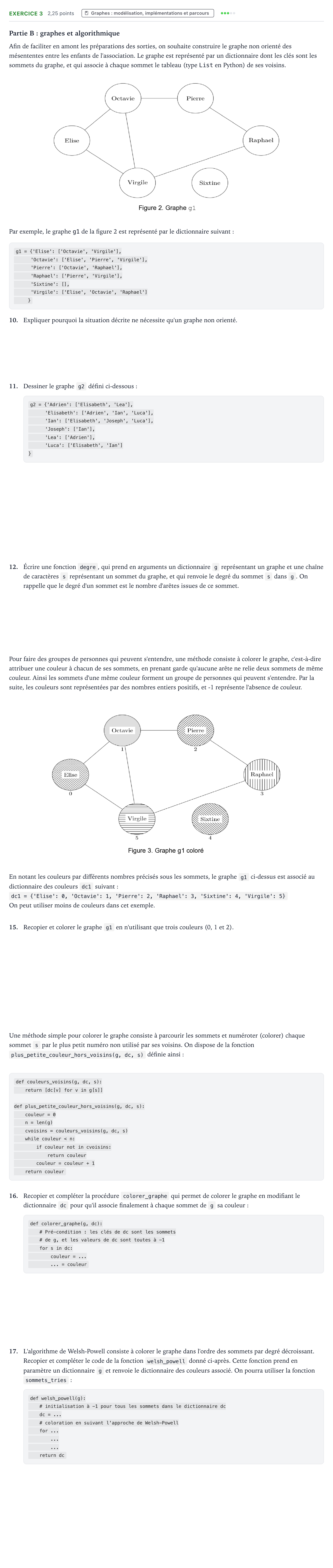 Énoncé: Exercice 3 - Graphes · Bac Numérique et Sciences Informatiques Amérique du Nord 2025 (jour 1)