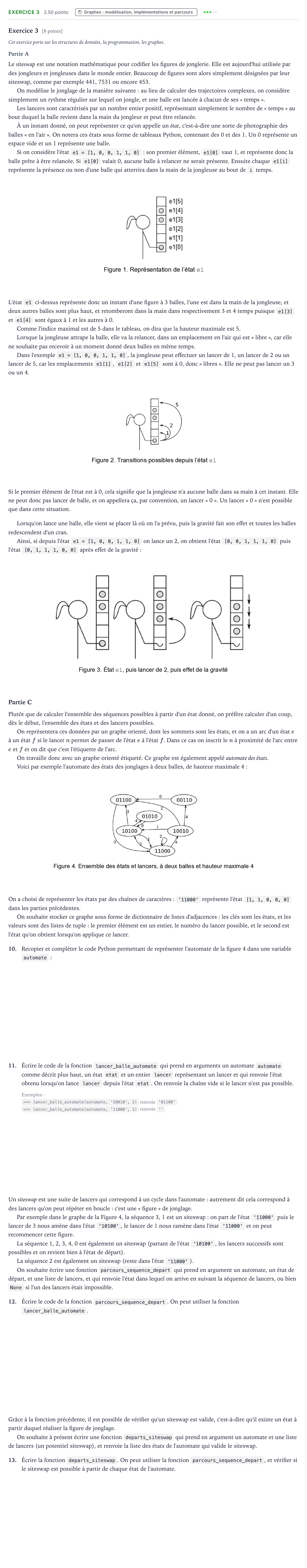 Énoncé: Exercice 3 - Graphes · Bac Numérique et Sciences Informatiques Nouvelle-Calédonie 2025 (jour 2)
