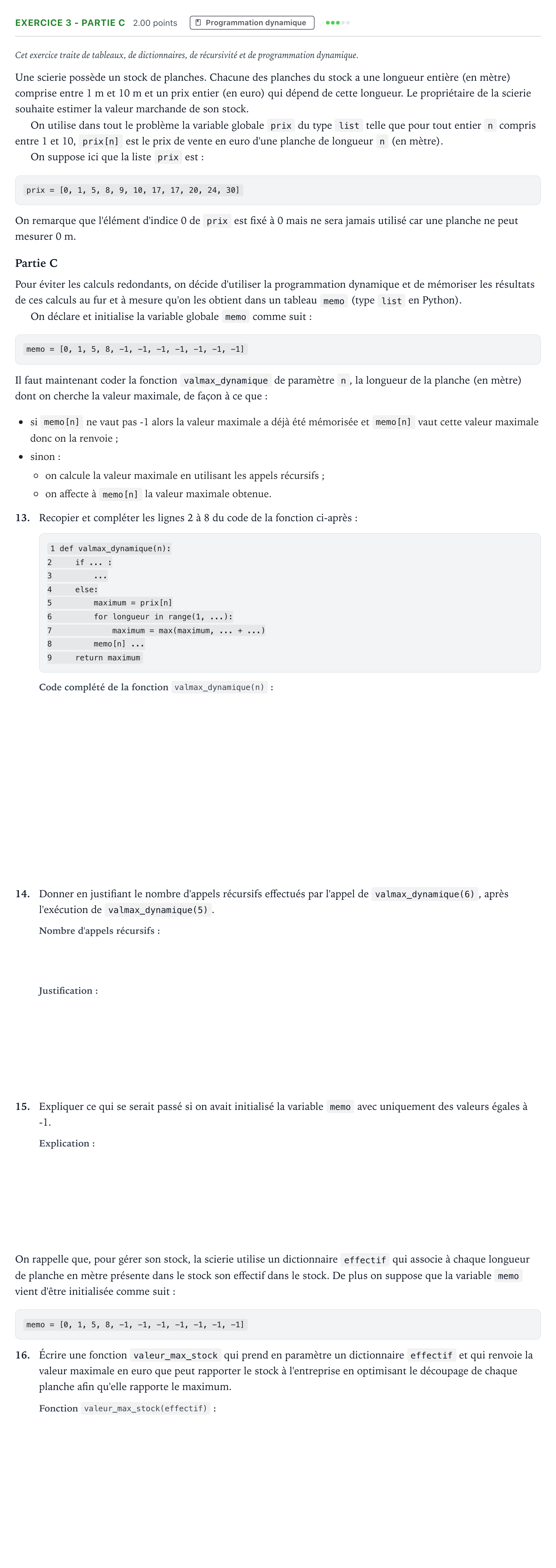 Énoncé: Exercice 3 - Partie C · Bac Numérique et Sciences Informatiques Antilles-Guyane 2026 (jour 2)