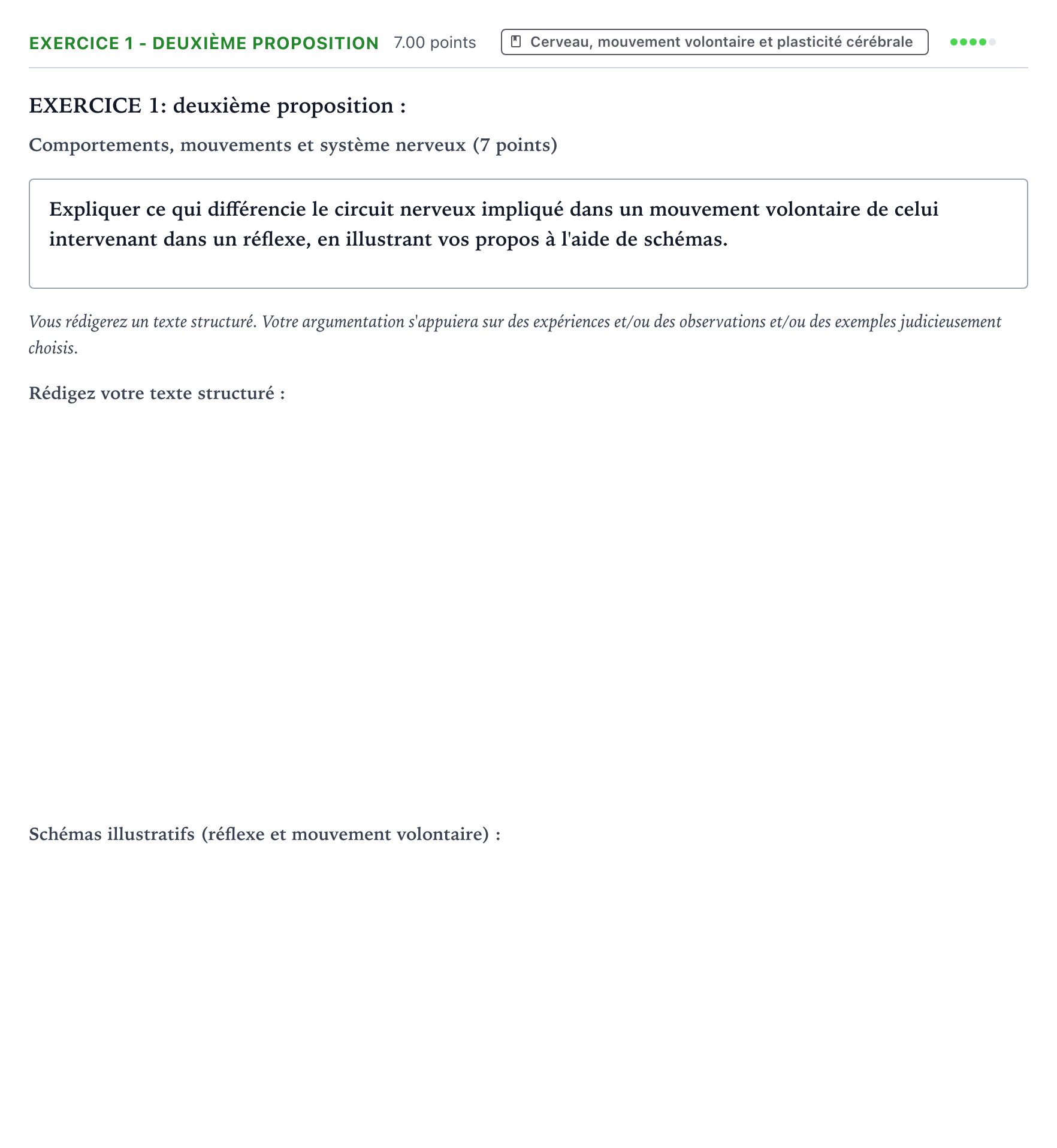 Énoncé: Exercice 1 - Deuxième proposition · Bac Sciences de la Vie et de la Terre Asie 2022 (jour 2)