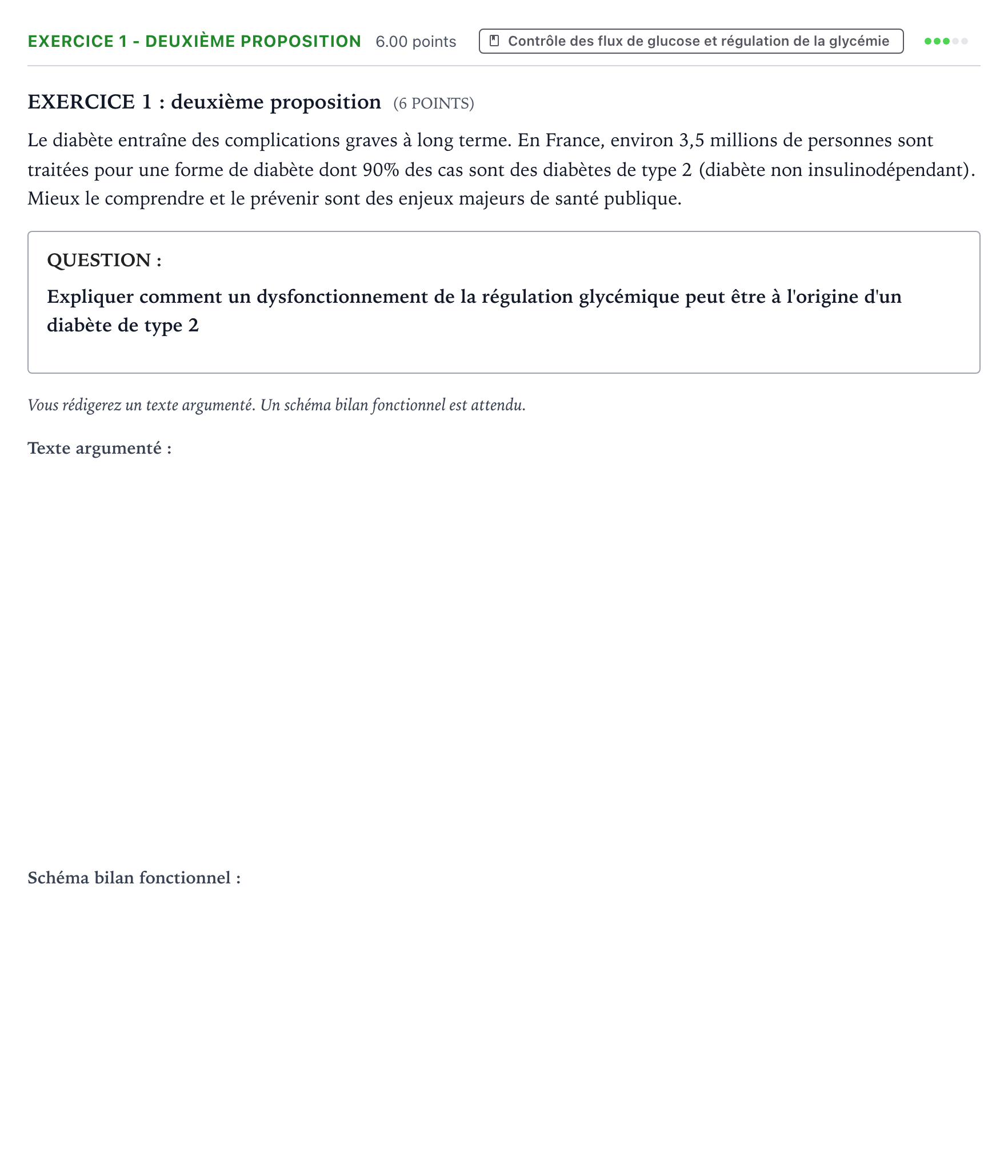 Énoncé: Exercice 1 - Deuxième proposition · Bac Sciences de la Vie et de la Terre Nouvelle-Calédonie 2022 (jour 1)