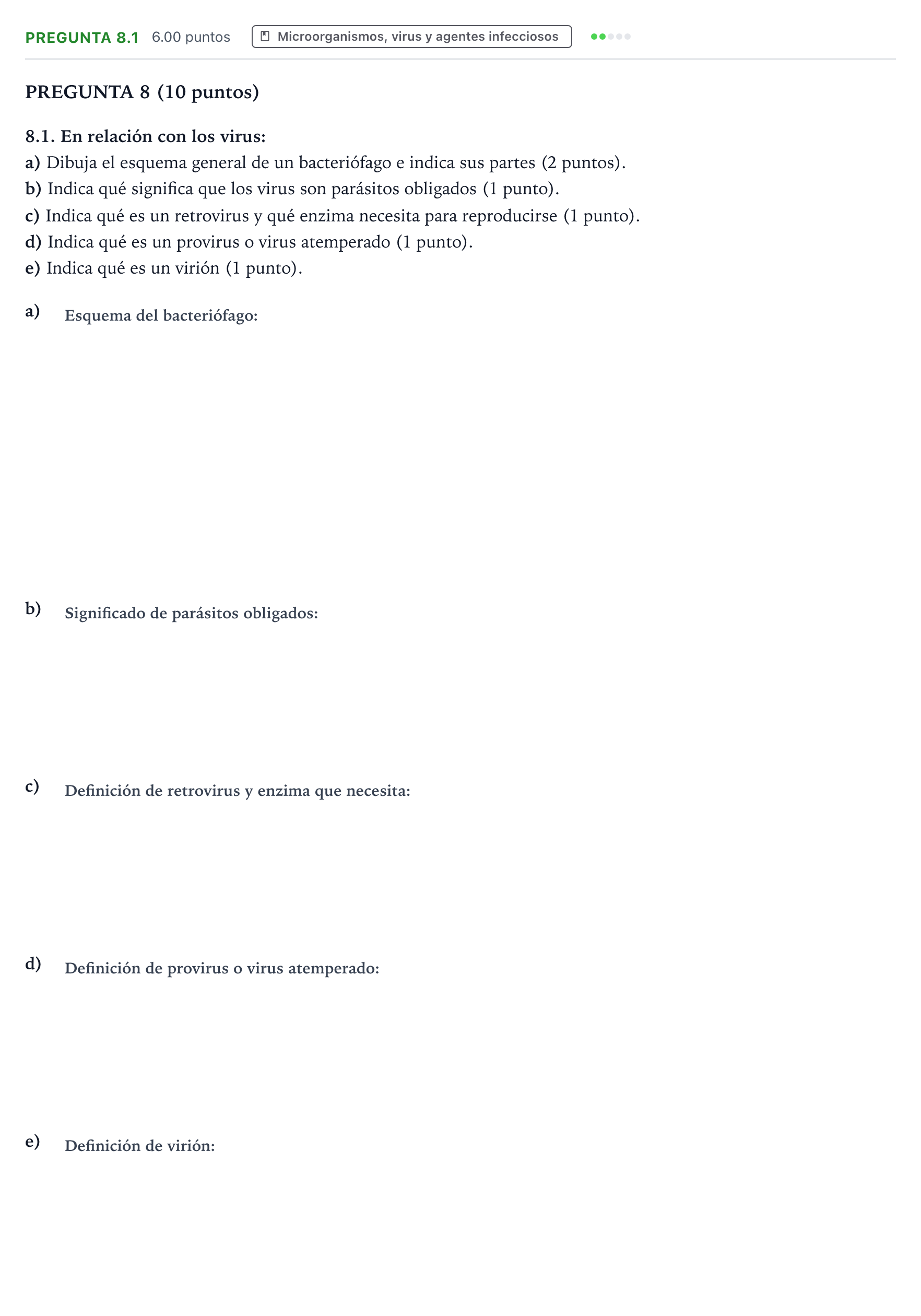 Enunciado: Pregunta 8.1 - Microorganismos, virus y agentes i… · Biología PAU Valencia Ordinaria 2021