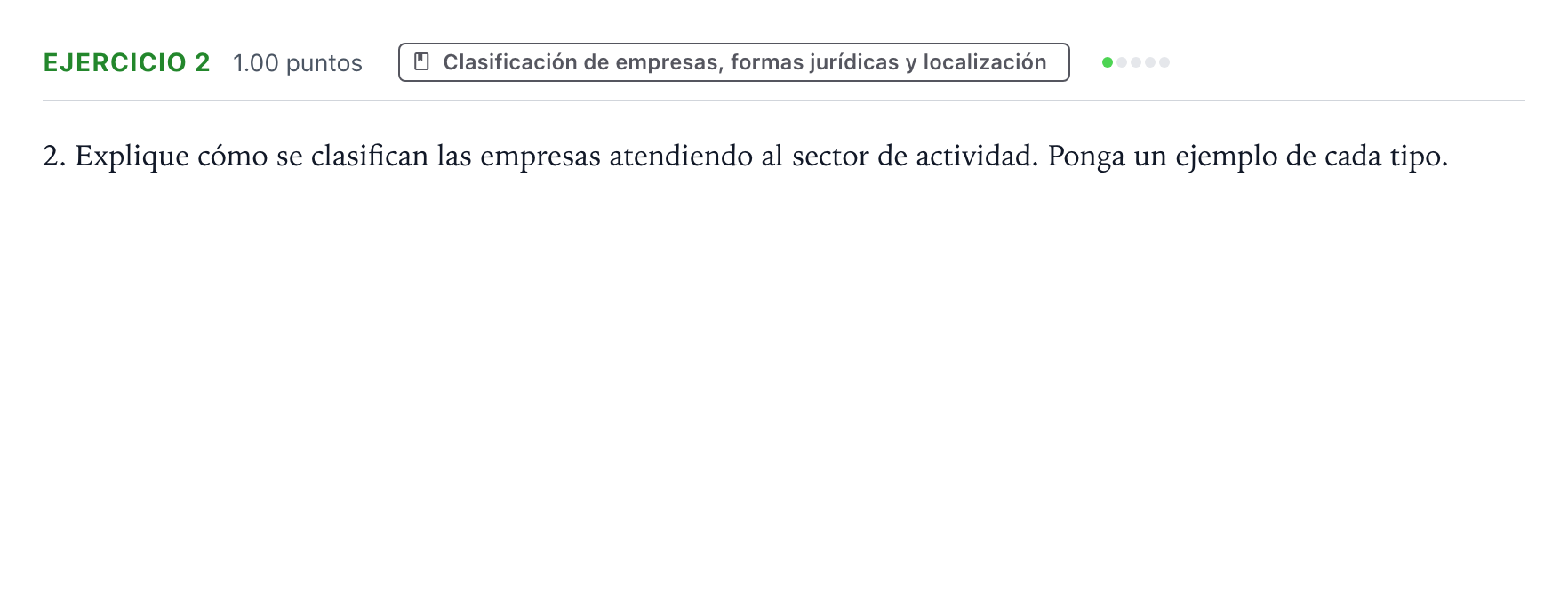 Enunciado: Problema 2 · Empresa y Diseño de Modelos de Negocio PAU Valencia Ordinaria 2021