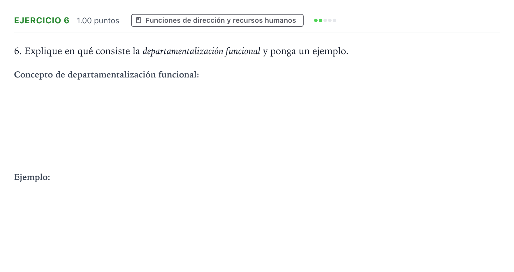 Enunciado: Problema 6 · Empresa y Diseño de Modelos de Negocio PAU Valencia Ordinaria 2021