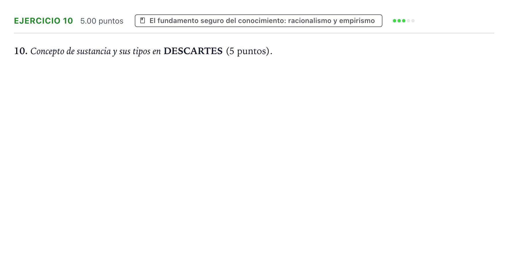 Enunciado: Problema 10 · Historia de la Filosofía PAU Valencia Ordinaria 2021
