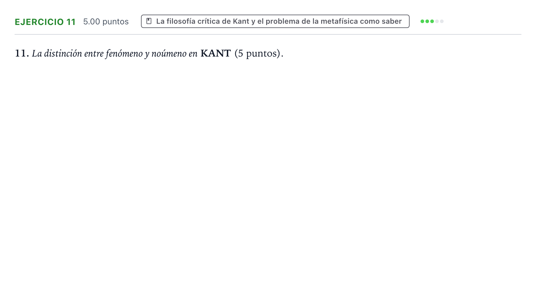 Enunciado: Problema 11 · Historia de la Filosofía PAU Valencia Ordinaria 2021