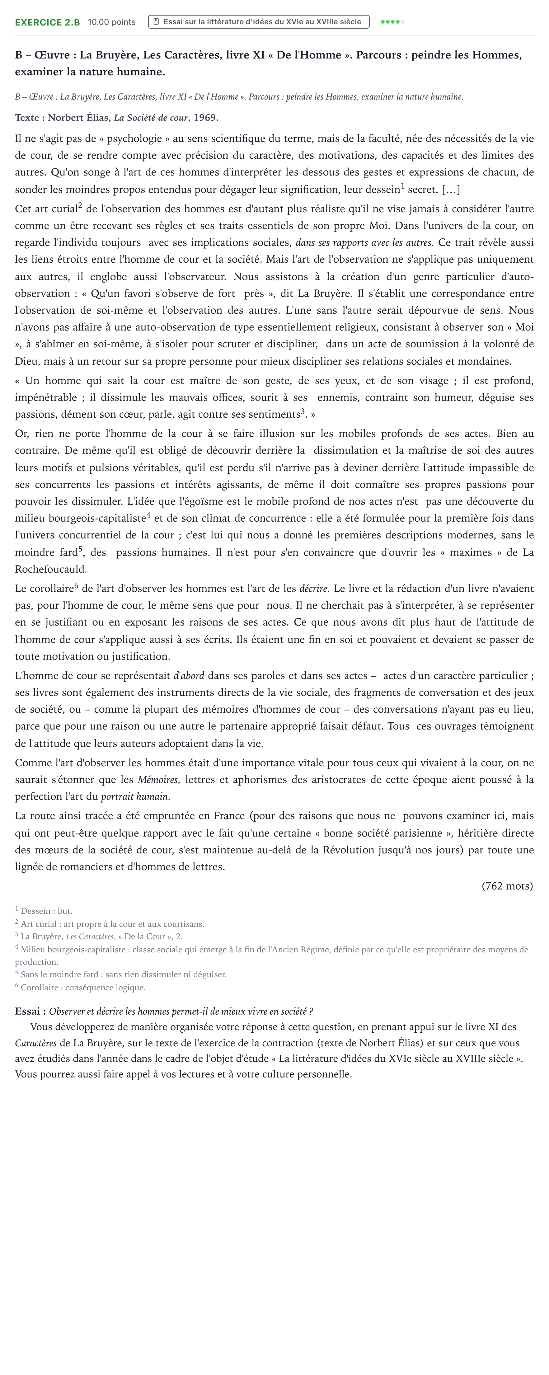 Énoncé: Exercice 2.B - Essai · Bac STMG Français Asie session normale 2022