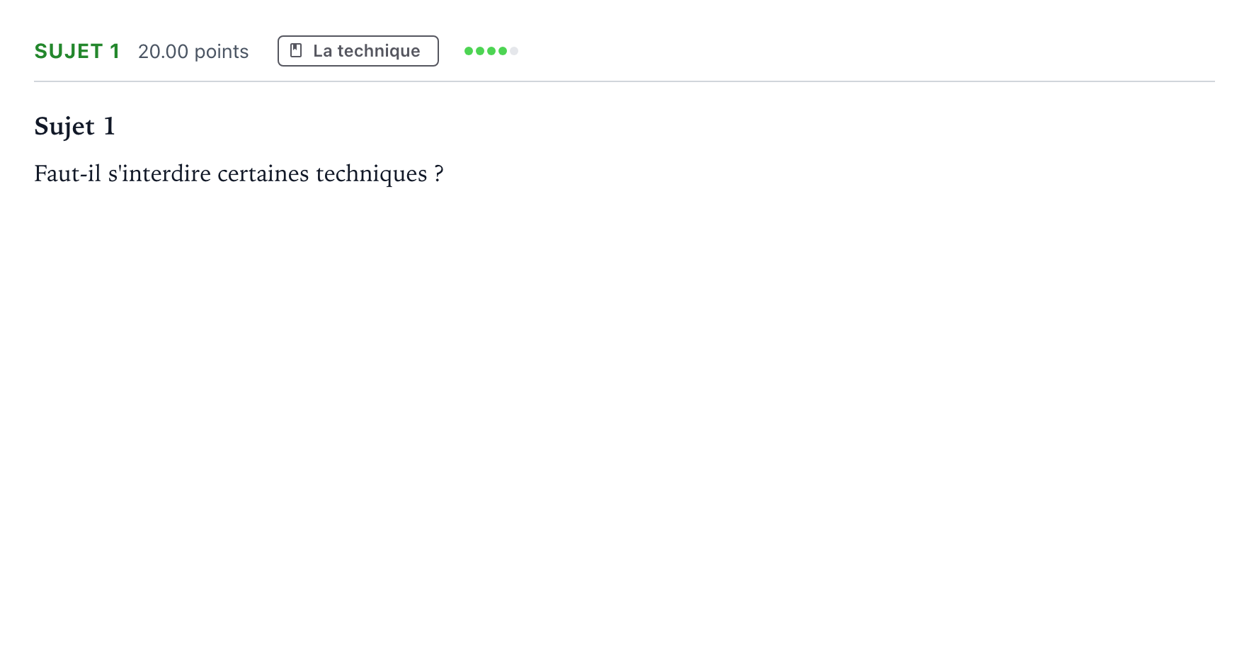 Énoncé: Sujet 1 · Bac STMG Philosophie Nouvelle-Calédonie session normale 2025