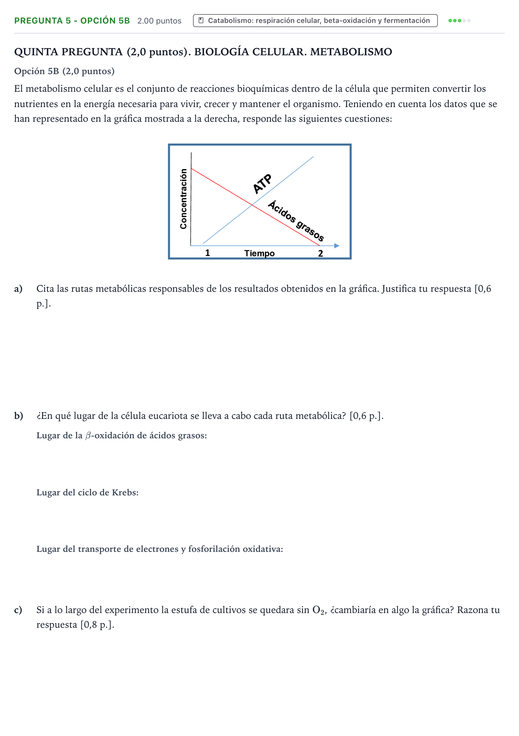 Enunciado: Pregunta 5 - Opción 5B · Biología PAU País Vasco Ordinaria 2026