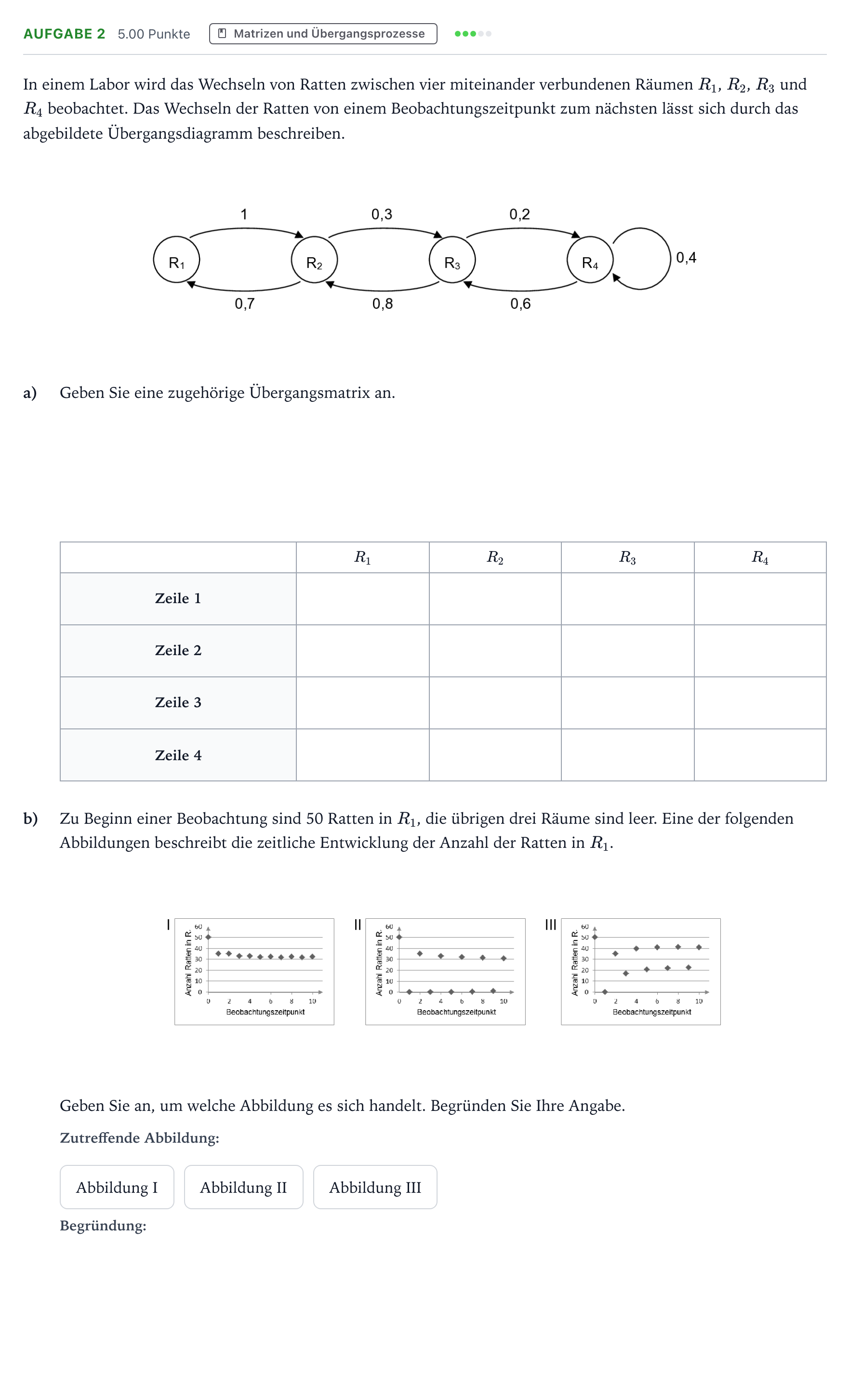 Aufgabenstellung: Aufgabe 2 · Abitur NRW Mathematik LK · Teil A · Lineare Algebra 2017