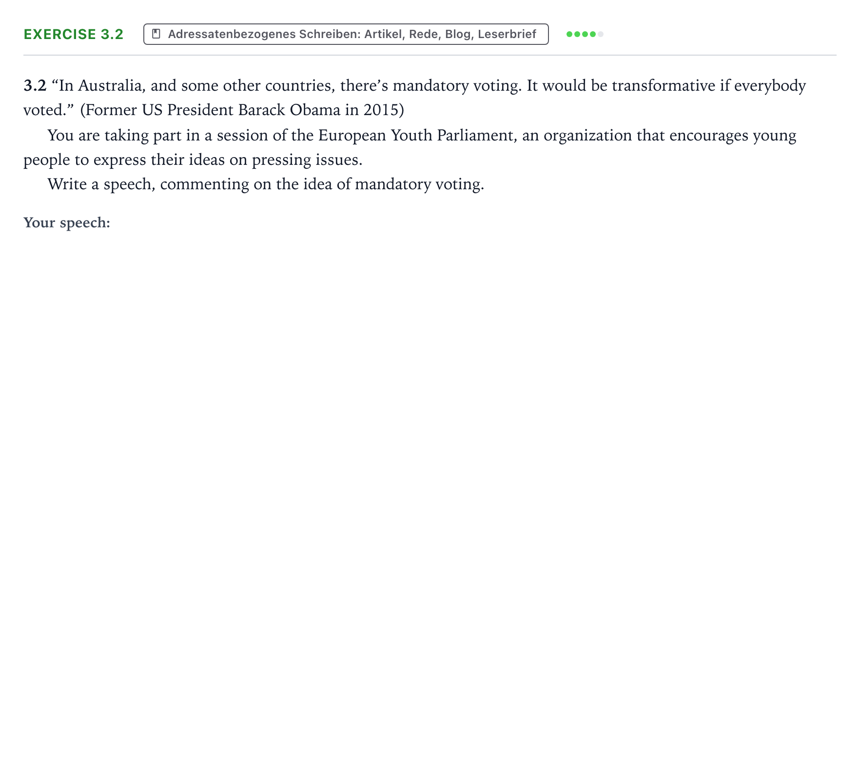 Aufgabenstellung: Aufgabe 3.2 · Abitur NRW Englisch LK · Hunter: Don’t Believe the Lie That 2023