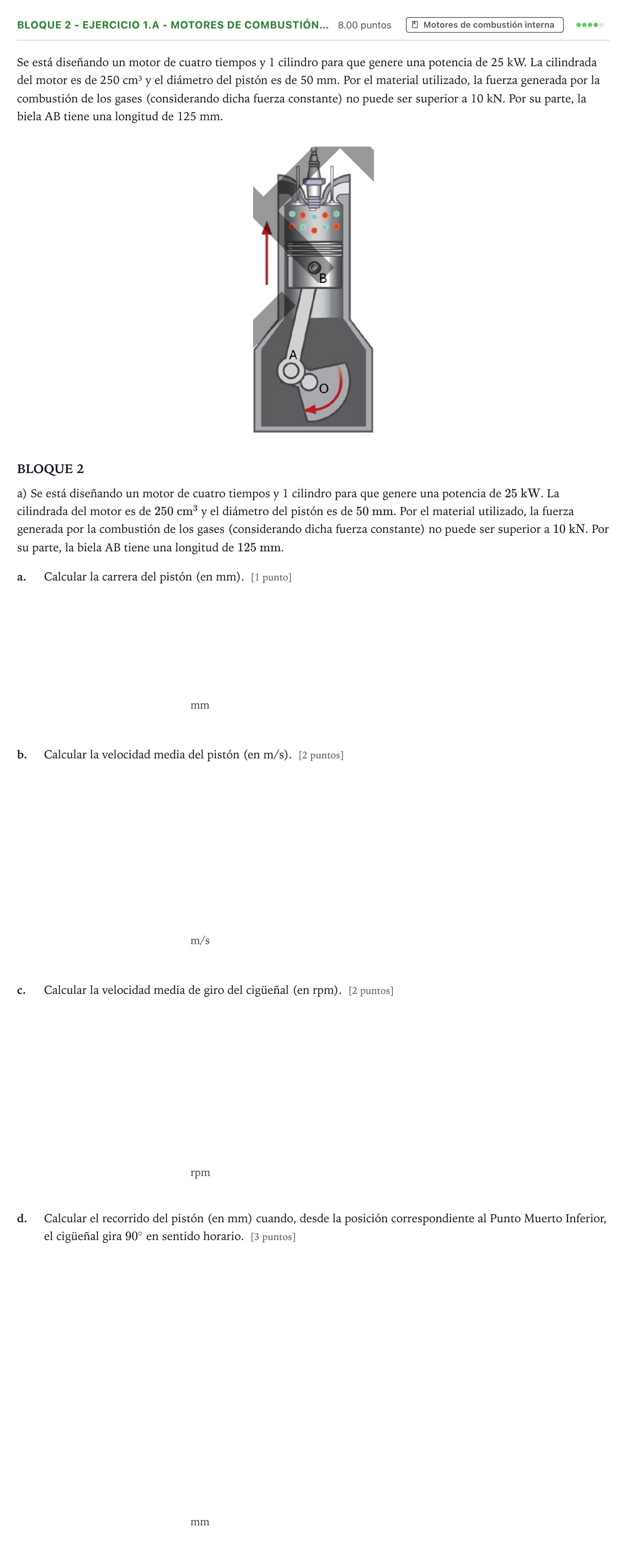 Enunciado: Bloque 2 - Ejercicio 1.a - Motores de combustión… · Tecnología e Ingeniería II PAU País Vasco Ordinaria 2026