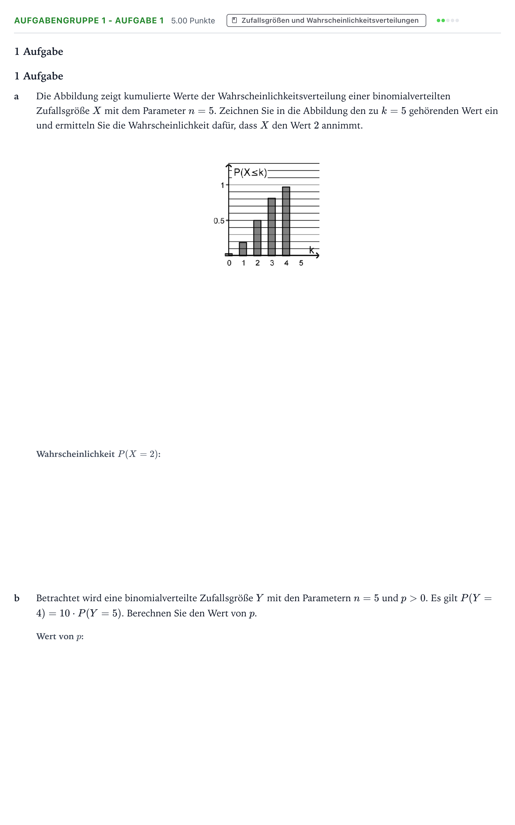 Aufgabenstellung: Aufgabengruppe 1 - Aufgabe 1 · Abitur NRW Mathematik LK · Teil A · Stochastik 2019