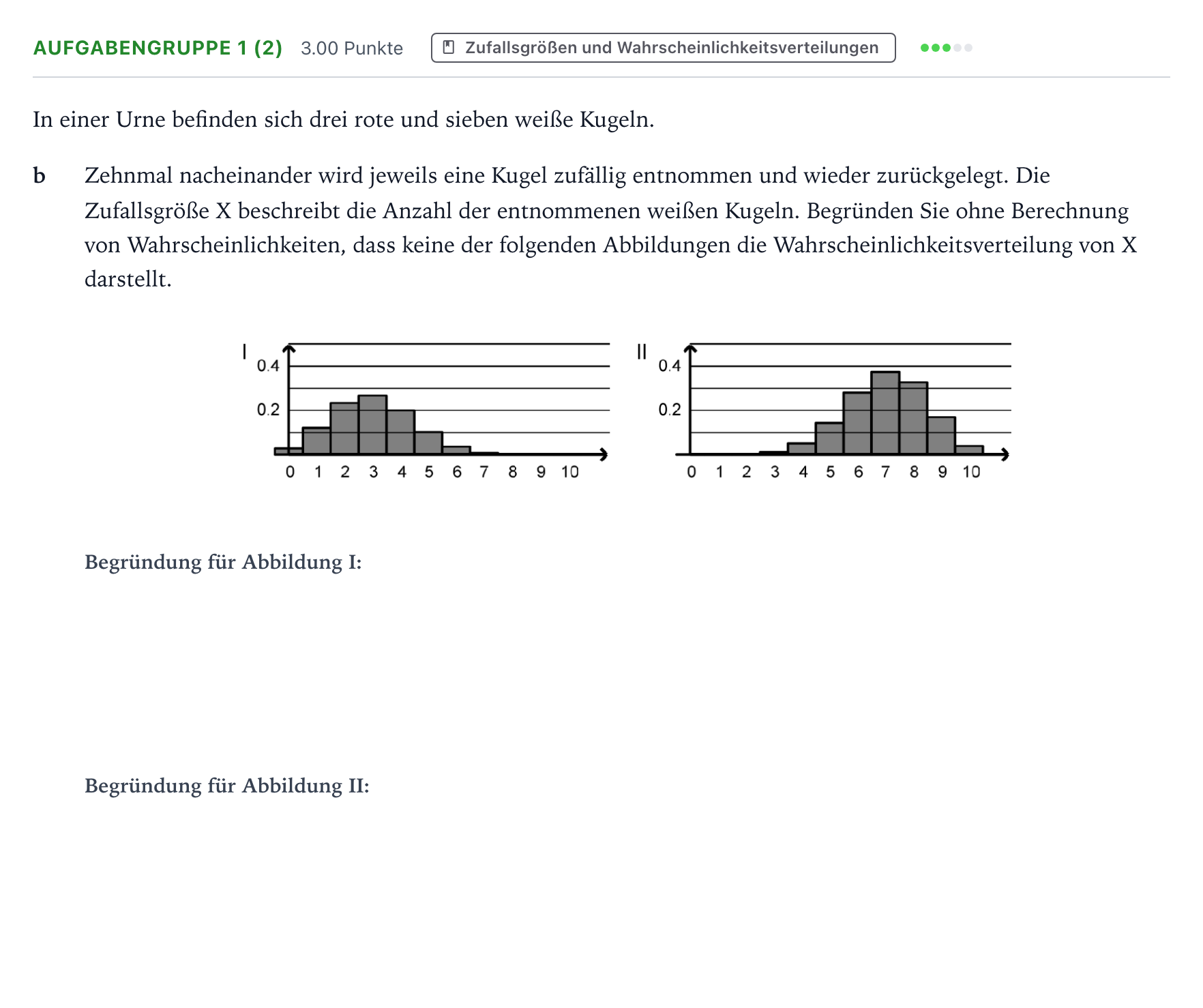 Aufgabenstellung: Aufgabengruppe 1 (2) - Zufallsgrößen und Wahrsche… · Abitur NRW Mathematik GK · Teil A · Stochastik 2019