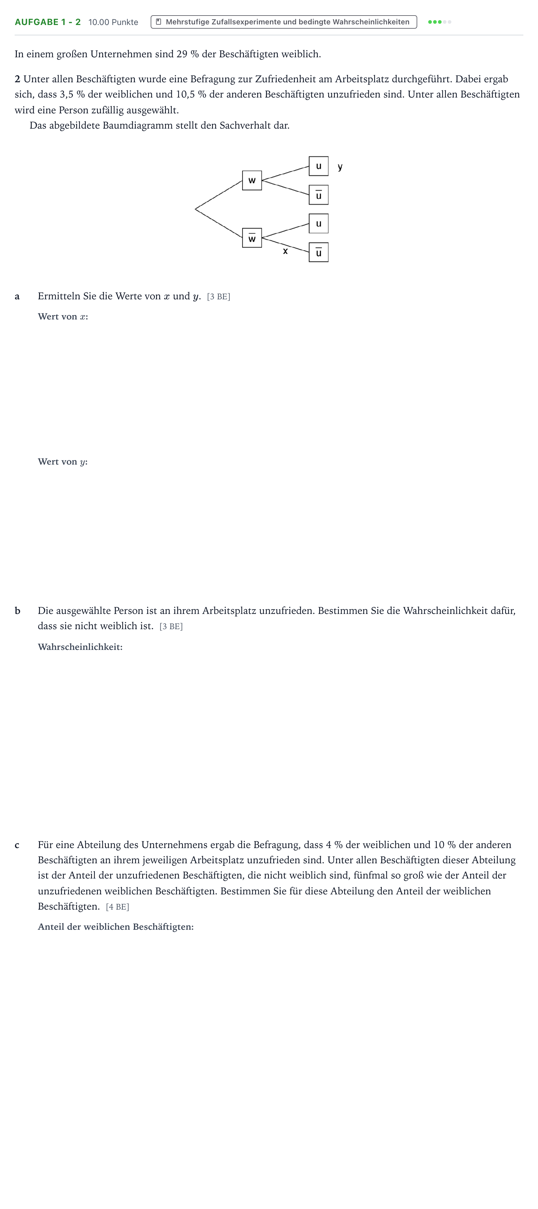 Aufgabenstellung: Aufgabe 1 - 2 · Abitur NRW Mathematik GK · Teil B · Stochastik (CAS) 2020