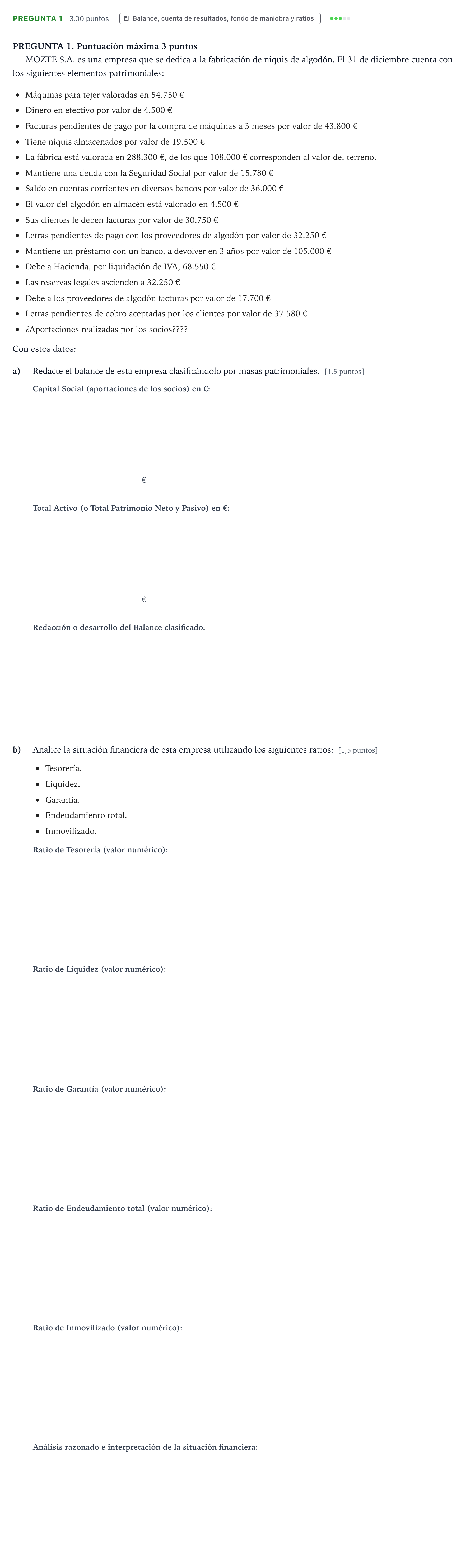Enunciado: Pregunta 1 · Empresa y Diseño de Modelos de Negocio PAU País Vasco Ordinaria 2025