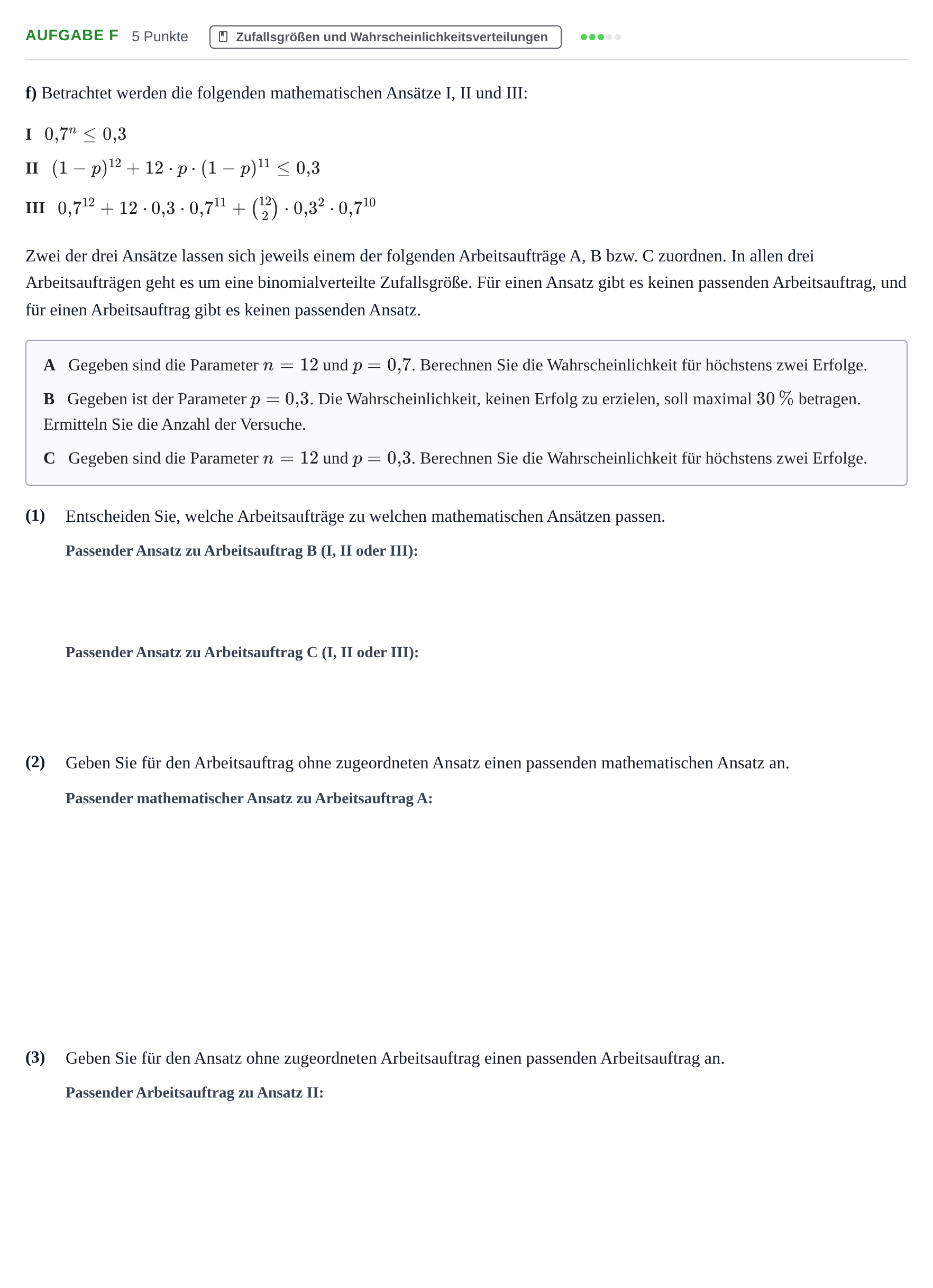 Aufgabenstellung: Aufgabe f · Abitur NRW Mathematik LK · Haupttermin · CAS · Weiterbildungsk 2021