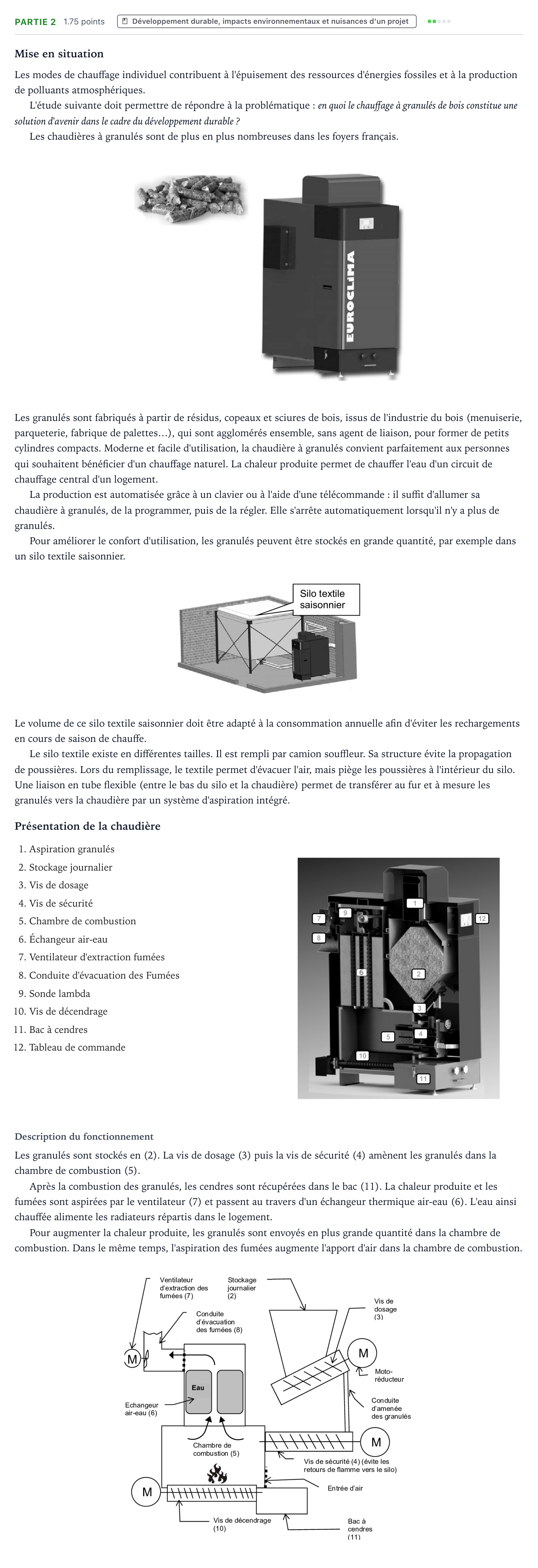 Énoncé: Partie 2 · Bac STI2D Ingénierie, Innovation et Développement Durable Métropole remplacement - AC 2021