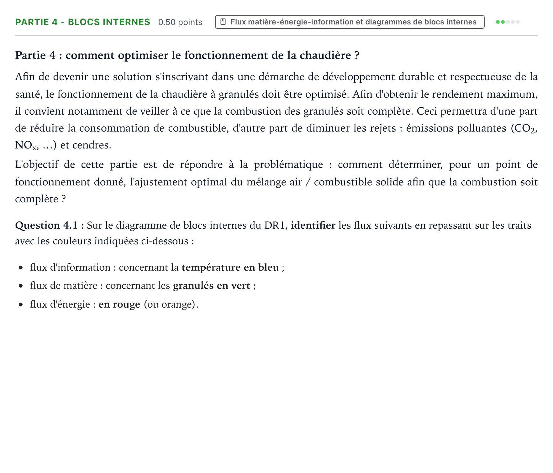 Énoncé: Partie 4 - Blocs internes · Bac STI2D Ingénierie, Innovation et Développement Durable Métropole remplacement - AC 2021