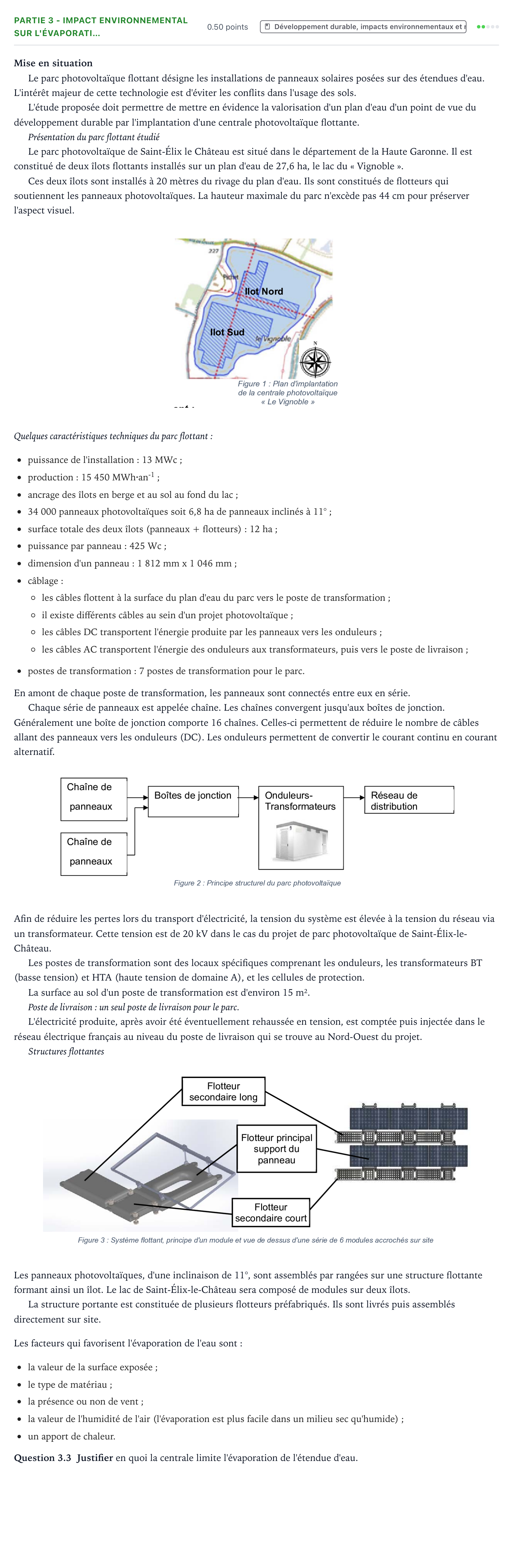 Énoncé: Partie 3 - Impact environnemental sur l'évaporati… · Bac STI2D Ingénierie, Innovation et Développement Durable Métropole remplacement - AC 2024