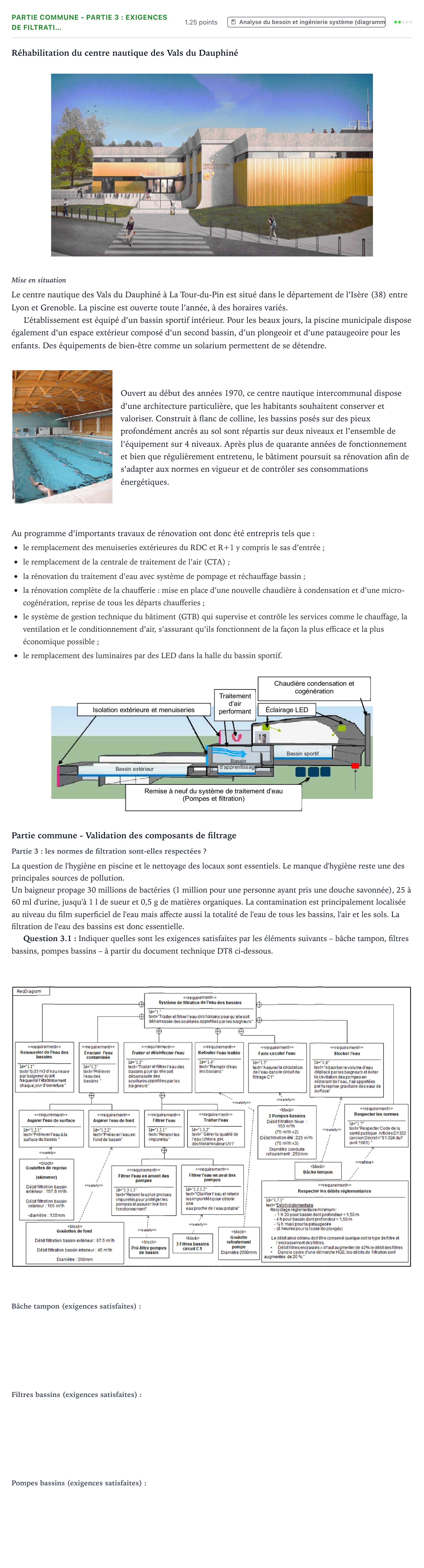 Énoncé: Partie commune - Partie 3 : Exigences de filtrati… · Bac STI2D Ingénierie, Innovation et Développement Durable Métropole Candidat libre - EE 2021
