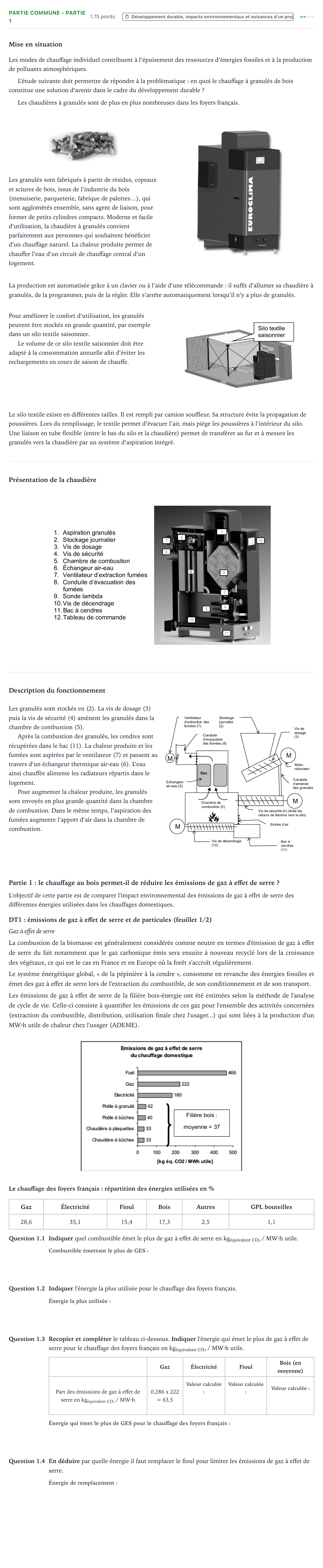 Énoncé: Partie commune - Partie 1 · Bac STI2D Ingénierie, Innovation et Développement Durable Métropole remplacement - EE 2021