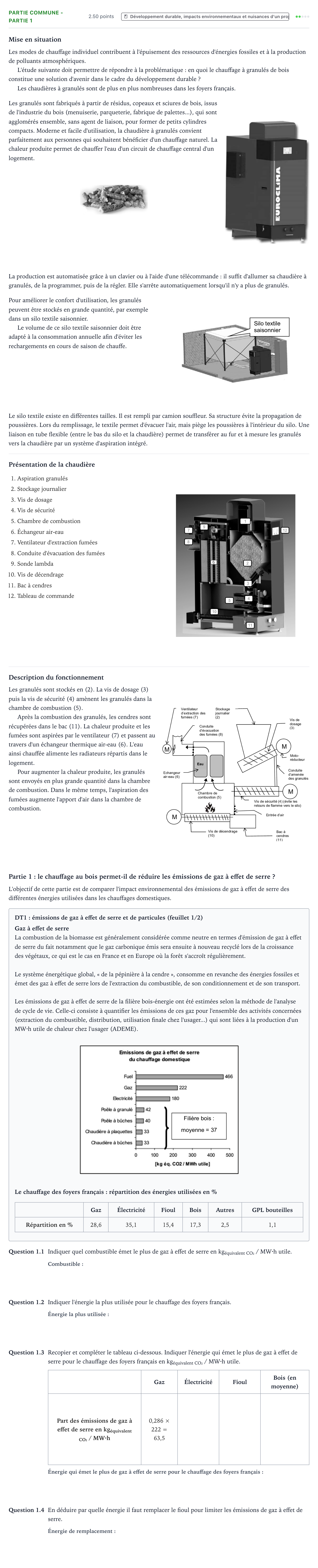 Énoncé: Partie commune - Partie 1 · Bac STI2D Ingénierie, Innovation et Développement Durable Métropole remplacement - SIN 2021