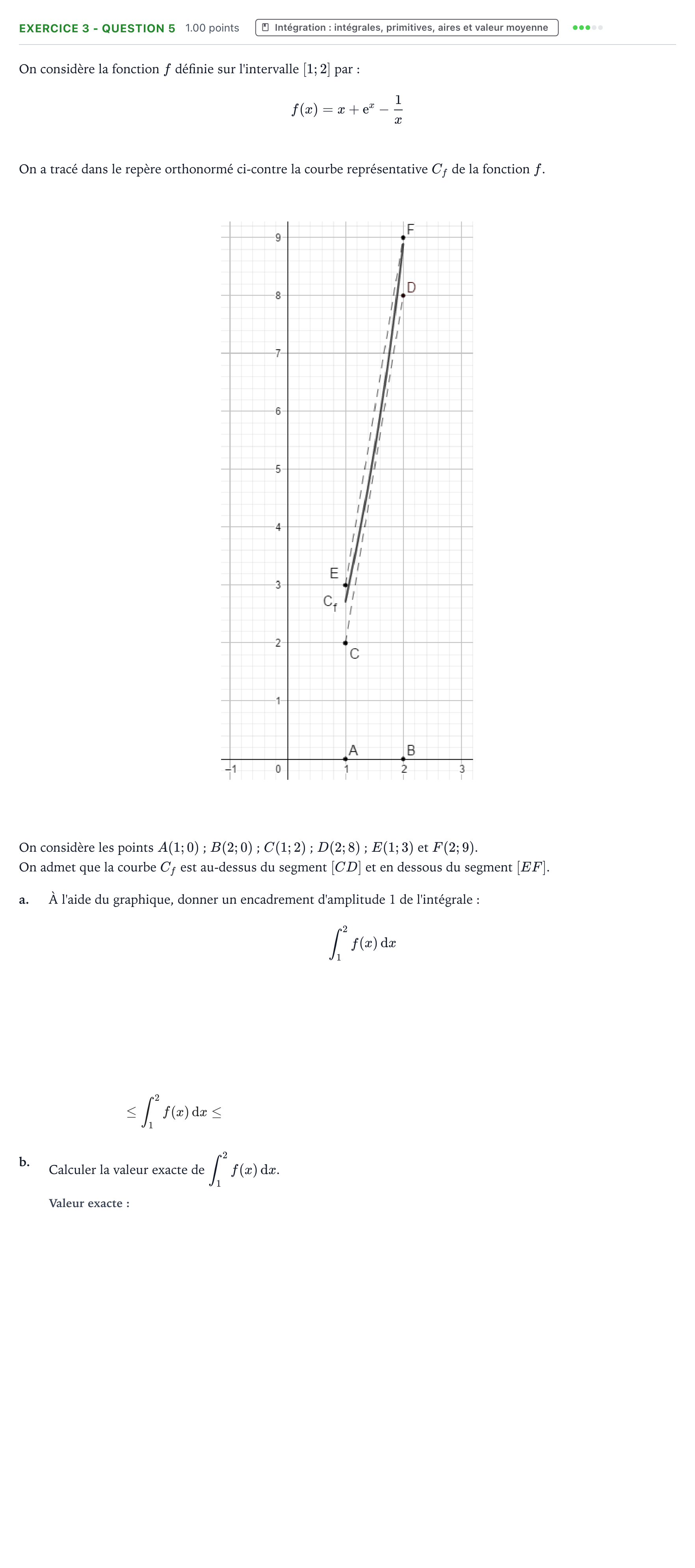 Énoncé: Exercice 3 - Question 5 · Bac STI2D Physique-Chimie et Mathématiques Métropole Candidat libre 2021