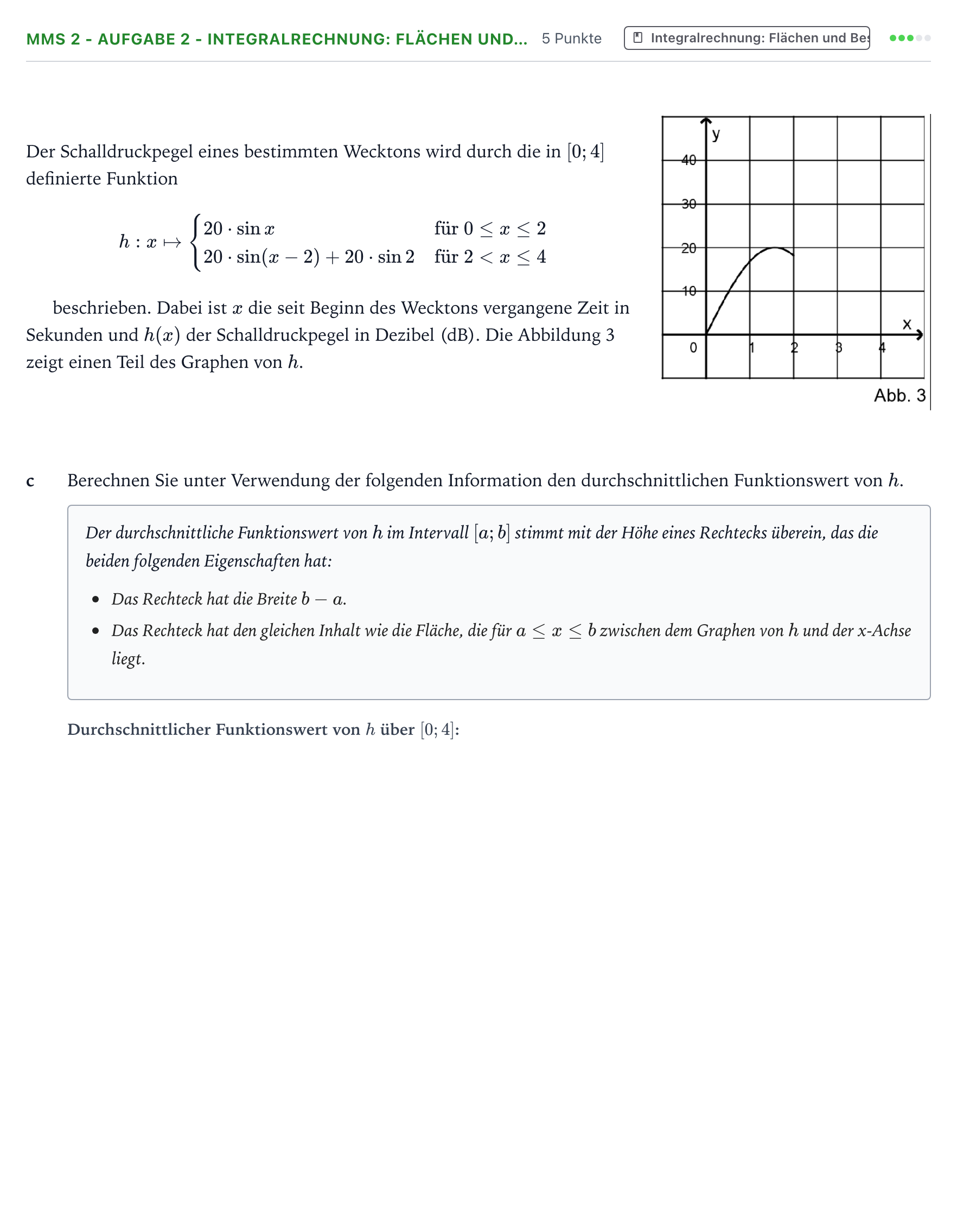 Aufgabenstellung: Aufgabe MMS 2 - Aufgabe 2 - Integralrechnung: Flächen und… · Abitur NRW Mathematik LK · Teil B · Analysis (CAS) 2023