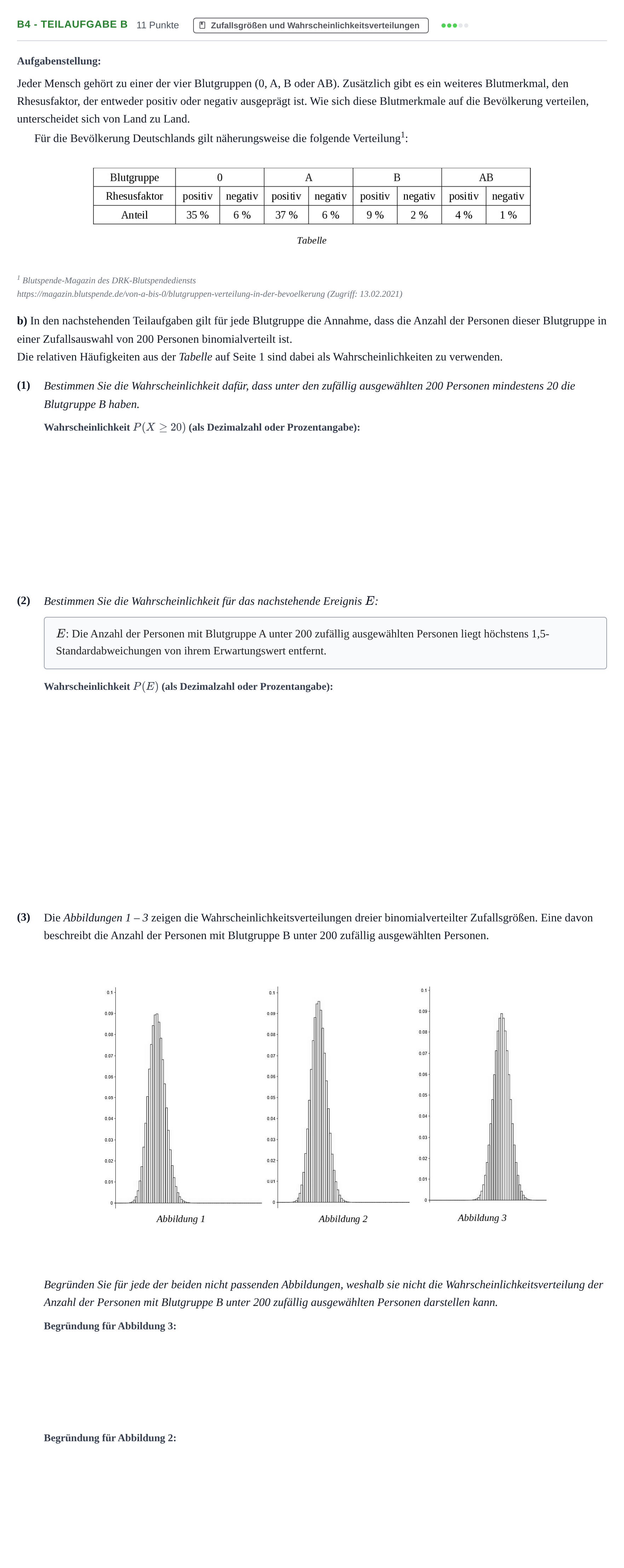 Aufgabenstellung: Aufgabe B4 - Teilaufgabe b · Abitur NRW Mathematik LK · Nachtermin · CAS 2022
