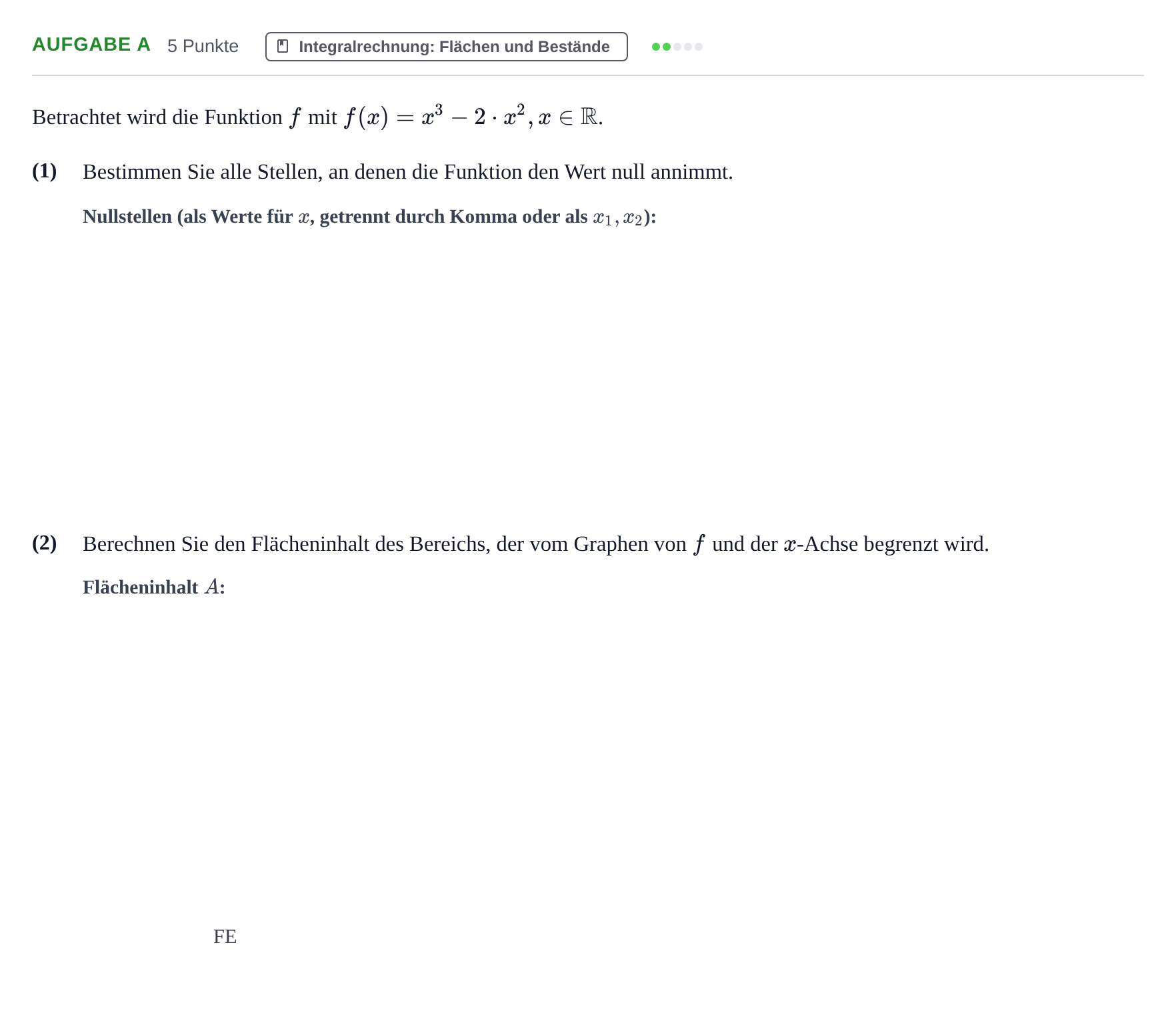 Aufgabenstellung: Aufgabe a · Abitur NRW Mathematik GK · Nachtermin · GTR · Weiterbildungsko 2023