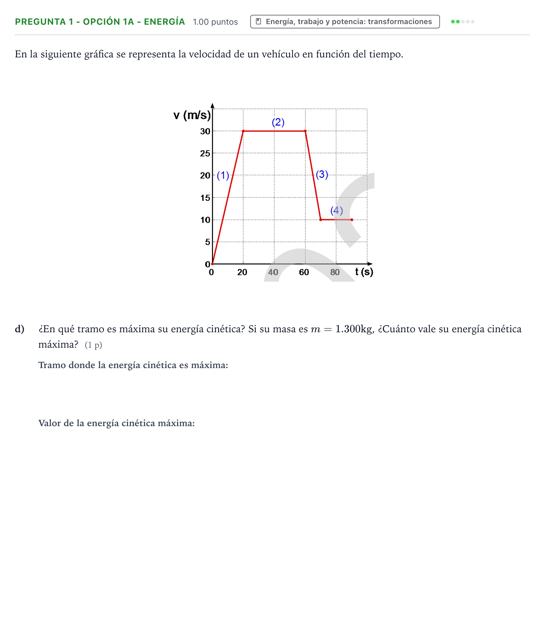 Enunciado: Pregunta 1 - Opción 1A - Energía · Ciencias Generales PAU País Vasco Ordinaria 2024