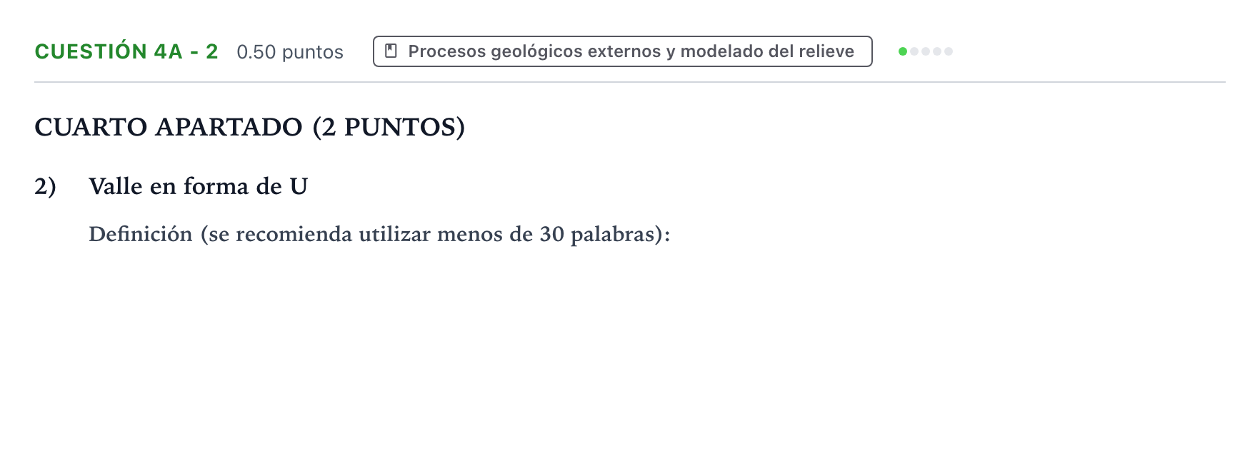 Enunciado: Cuestión 4a - 2 · Geología y Ciencias Ambientales PAU País Vasco Extraordinaria 2024