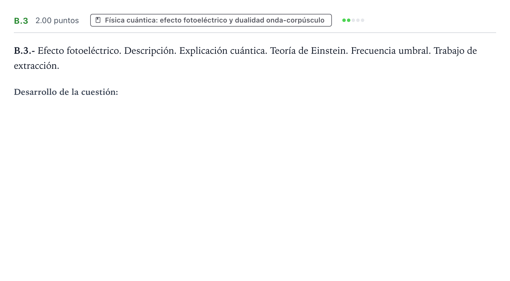 Enunciado: Ejercicio B.3 · Física PAU País Vasco Ordinaria 2024