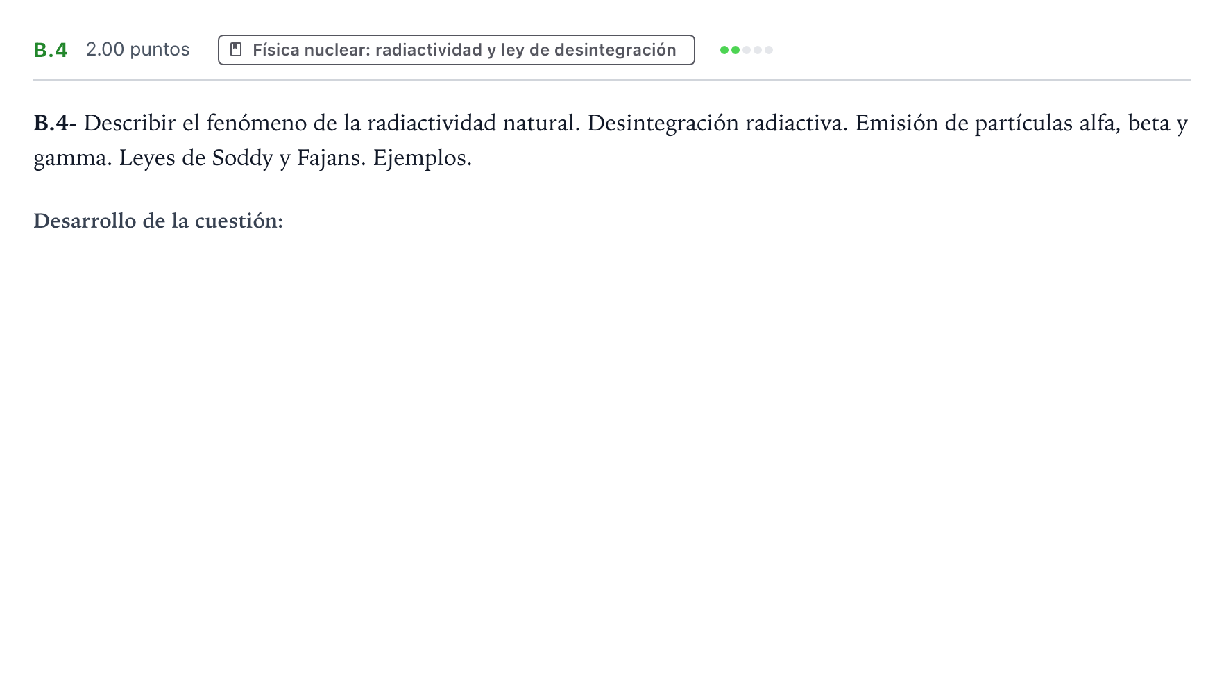 Enunciado: Ejercicio B.4 · Física PAU País Vasco Ordinaria 2024