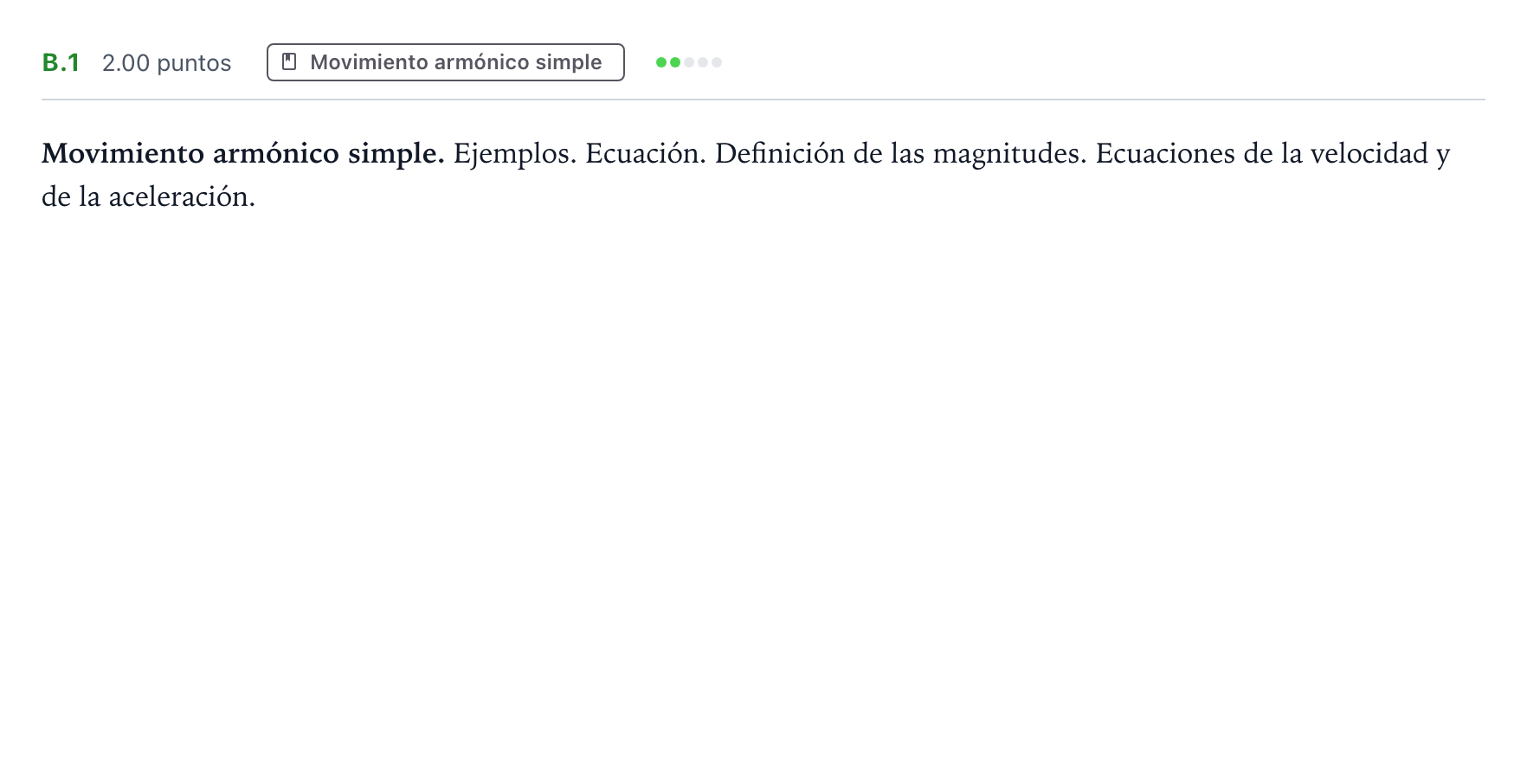 Enunciado: Ejercicio B.1 · Física PAU País Vasco Extraordinaria 2024