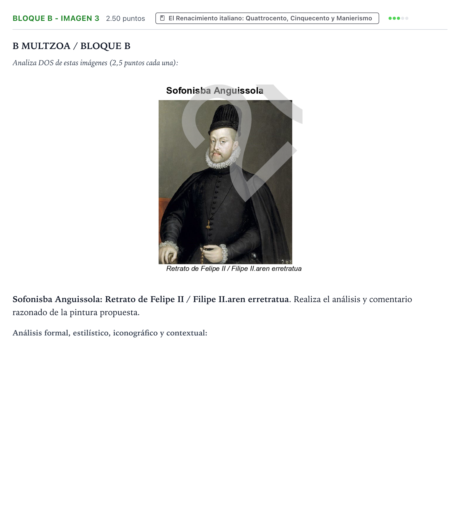 Enunciado: Bloque B - Imagen 3 · Historia del Arte PAU País Vasco Ordinaria 2024