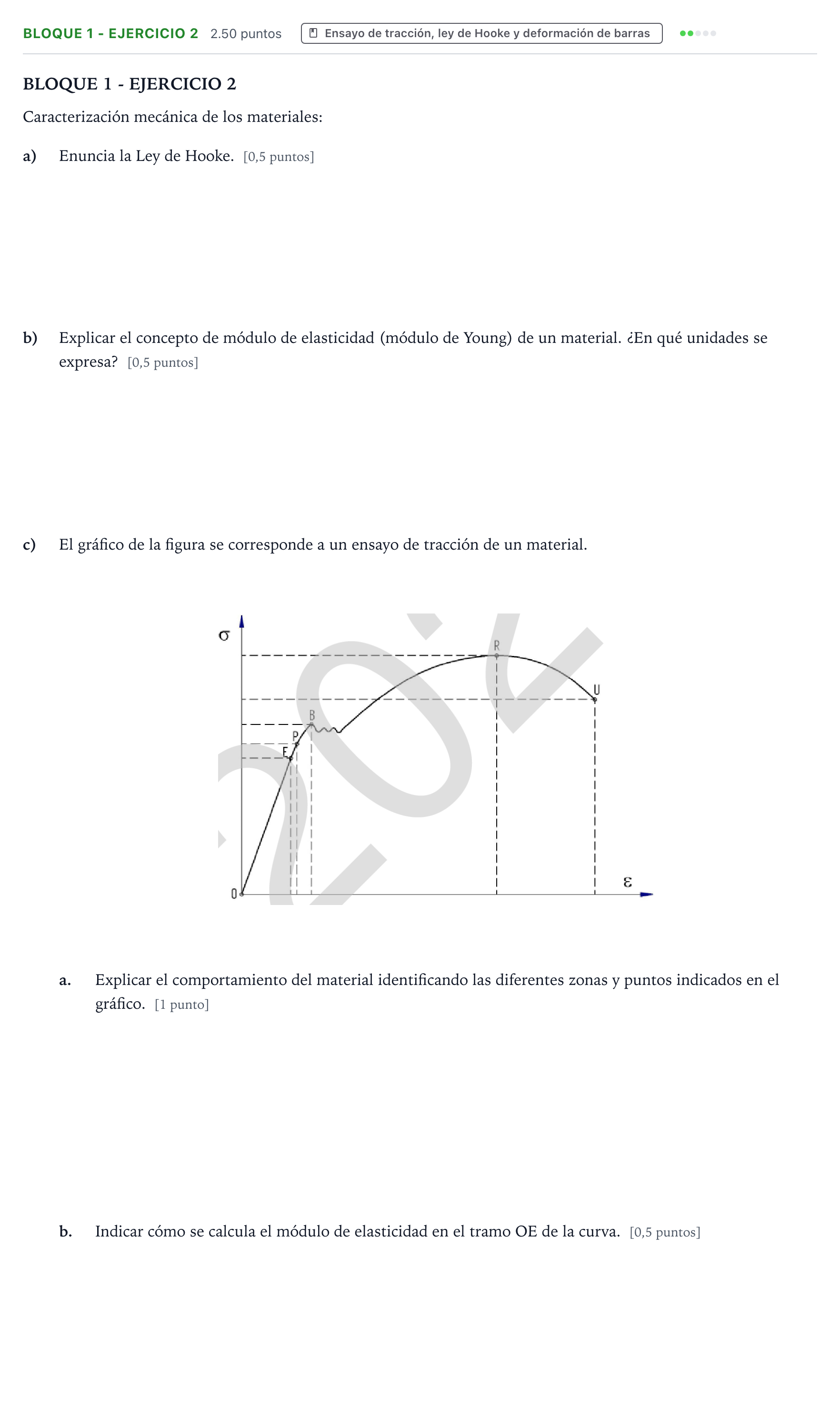Enunciado: Bloque 1 - Ejercicio 2 · Tecnología e Ingeniería II PAU País Vasco Extraordinaria 2024