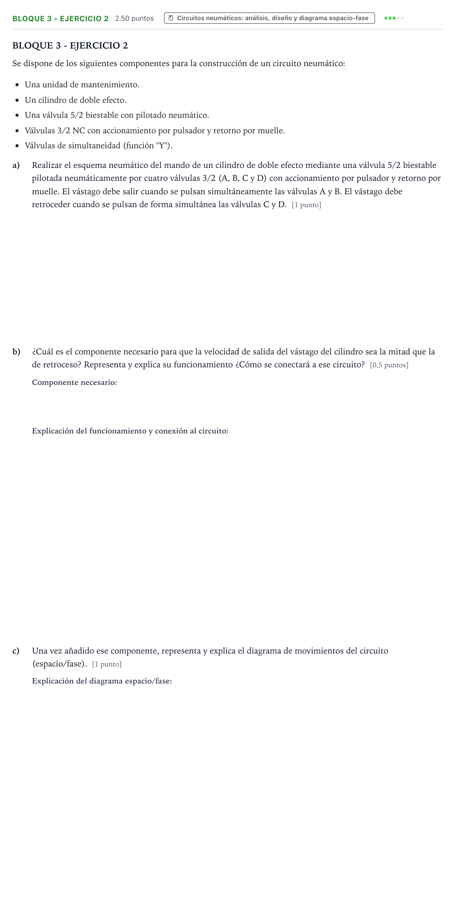 Enunciado: Bloque 3 - Ejercicio 2 · Tecnología e Ingeniería II PAU País Vasco Extraordinaria 2024