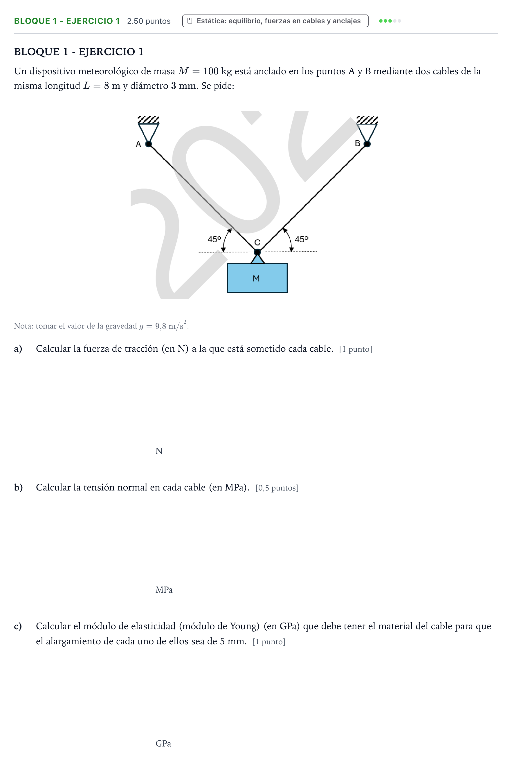 Enunciado: Bloque 1 - Ejercicio 1 · Tecnología e Ingeniería II PAU País Vasco Ordinaria 2024