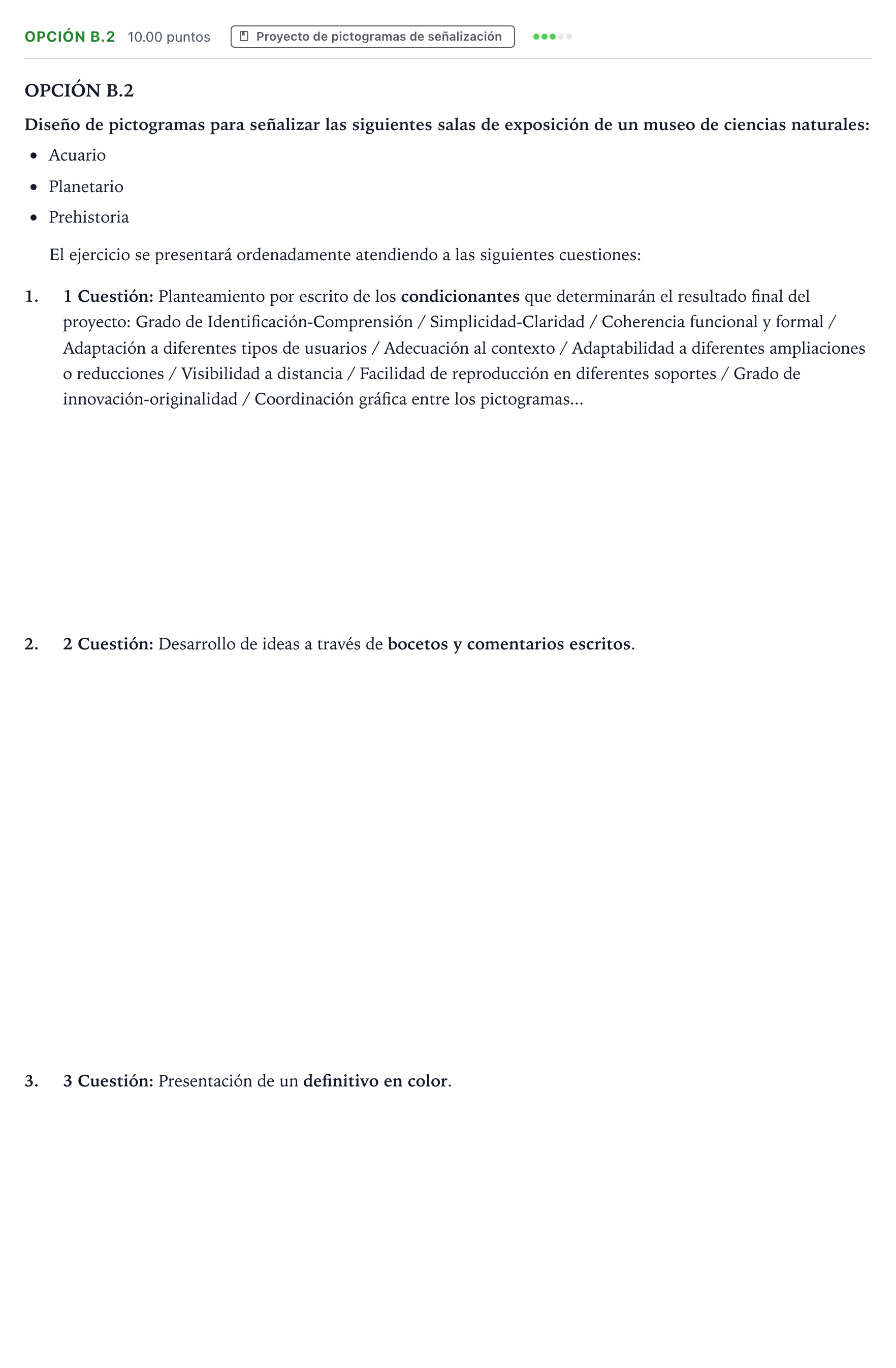 Enunciado: Opción B.2 · Diseño PAU País Vasco Ordinaria 2022