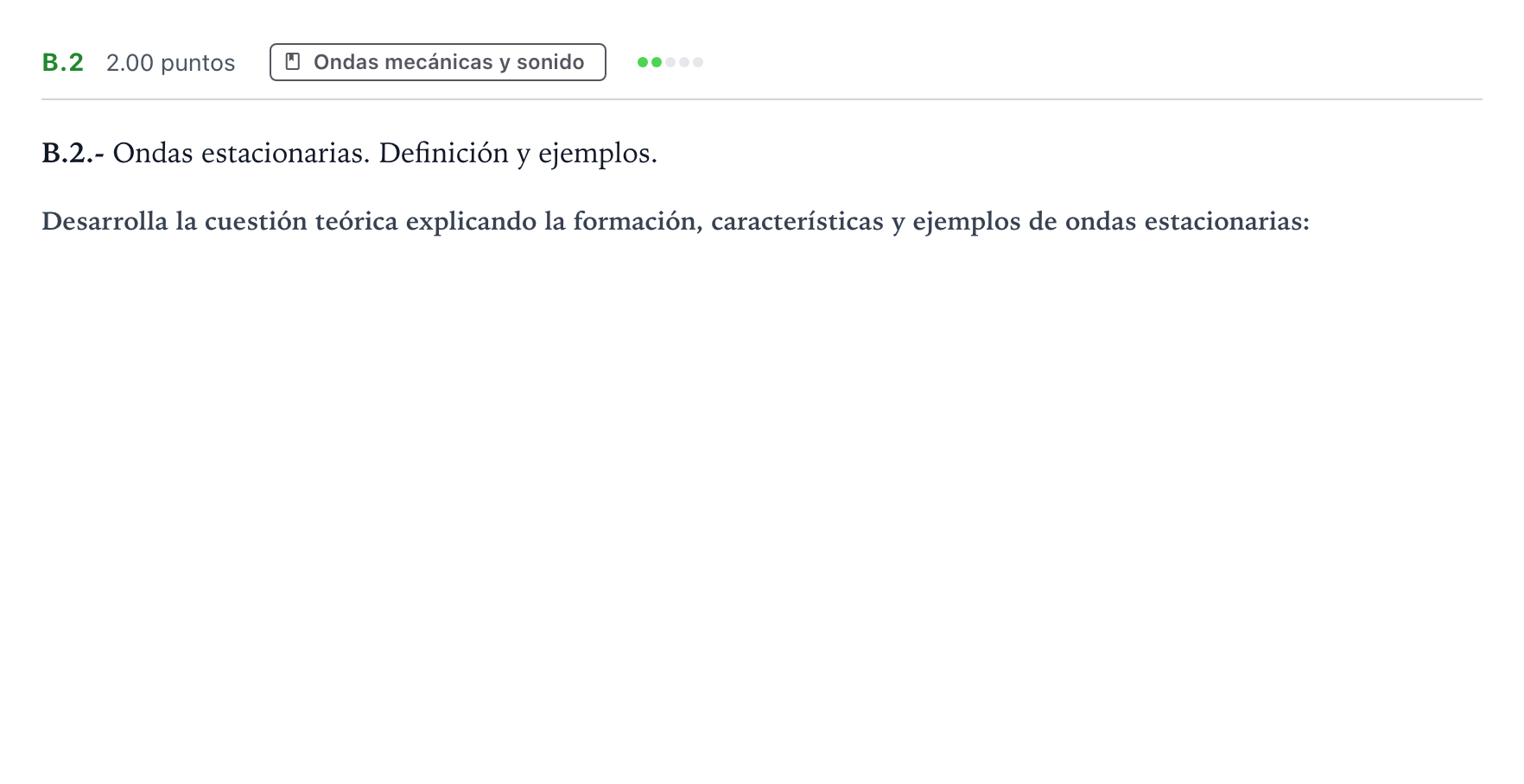 Enunciado: Ejercicio B.2 · Física PAU País Vasco Ordinaria 2022
