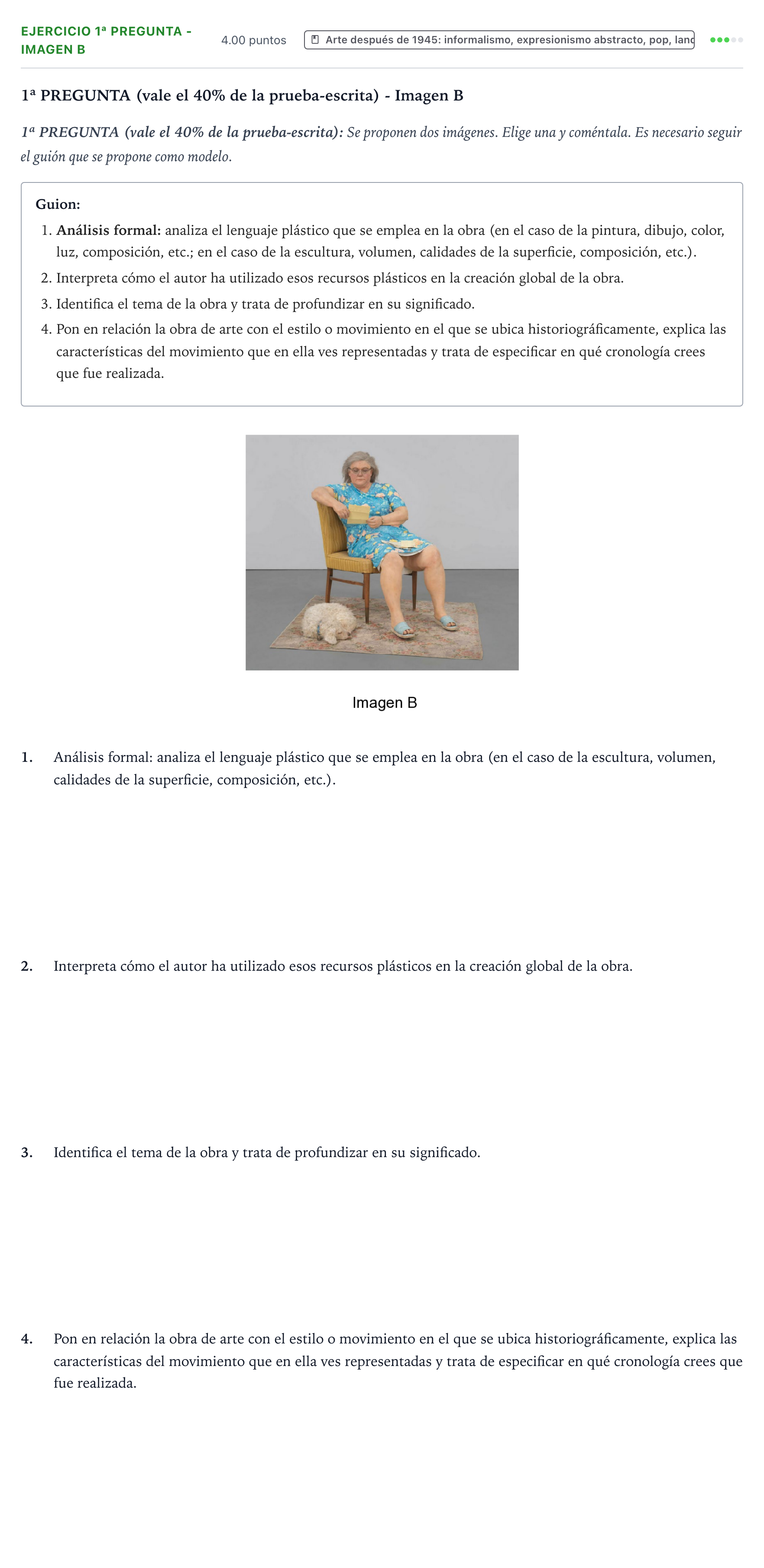 Enunciado: Ejercicio 1ª Pregunta - Imagen B · Fundamentos Artísticos PAU País Vasco Ordinaria 2022