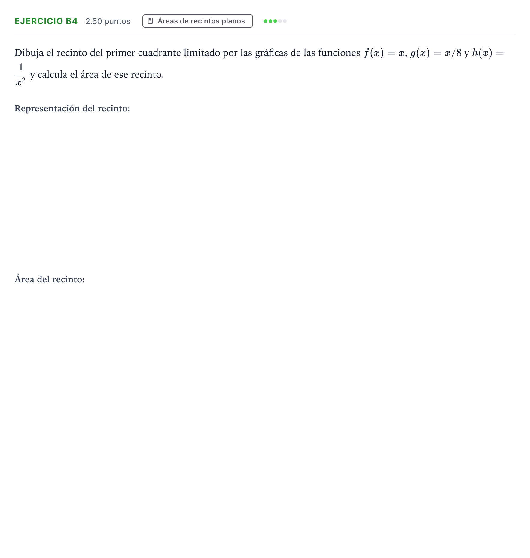 Enunciado: Ejercicio B4 · Matemáticas II PAU País Vasco Extraordinaria 2022