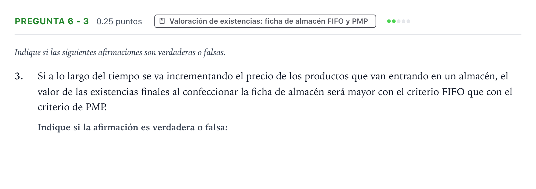 Enunciado: Pregunta 6 - 3 · Empresa y Diseño de Modelos de Negocio PAU País Vasco Ordinaria 2021