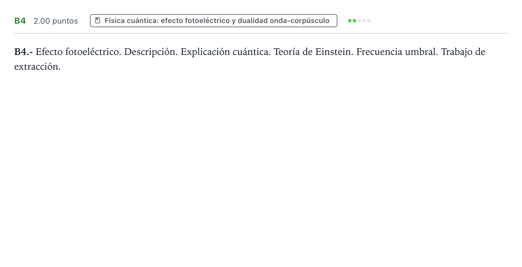 Enunciado: Ejercicio B4 · Física PAU País Vasco Extraordinaria 2021