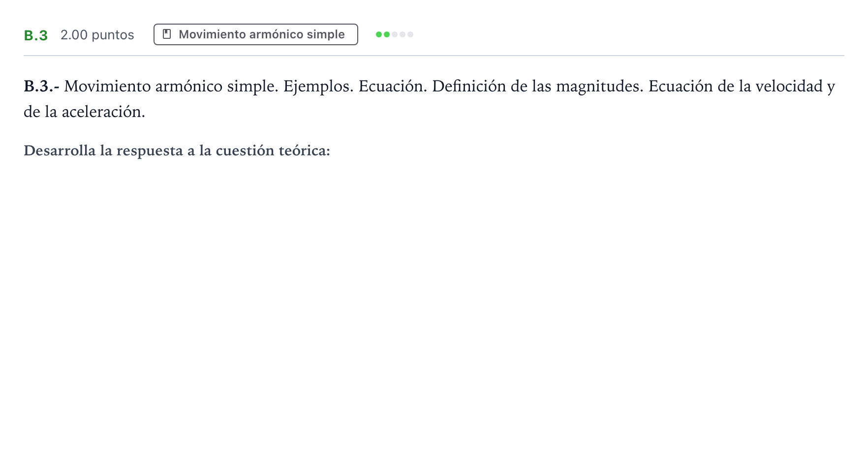 Enunciado: Ejercicio B.3 · Física PAU País Vasco Ordinaria 2021