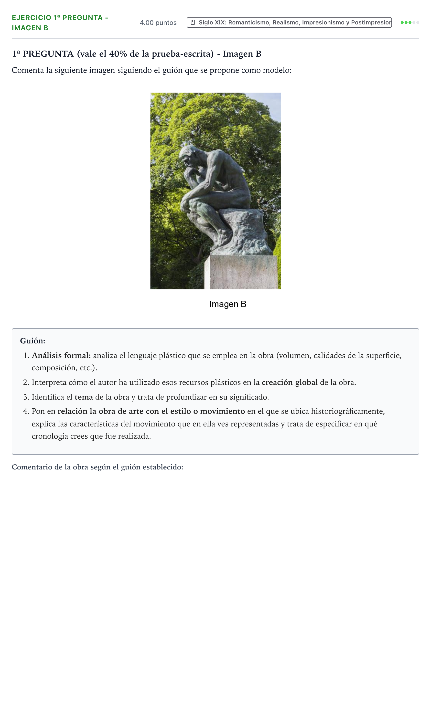 Enunciado: Ejercicio 1ª Pregunta - Imagen B · Fundamentos Artísticos PAU País Vasco Ordinaria 2021